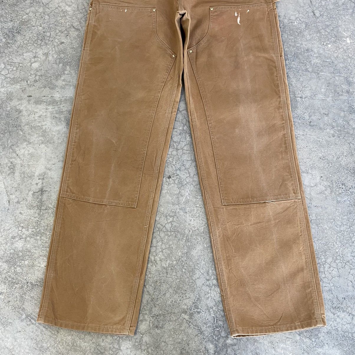 Carhartt Vintage Carhartt Double Knee Tan Carpenter Workwear Pants Size US 35 - 5 Thumbnail