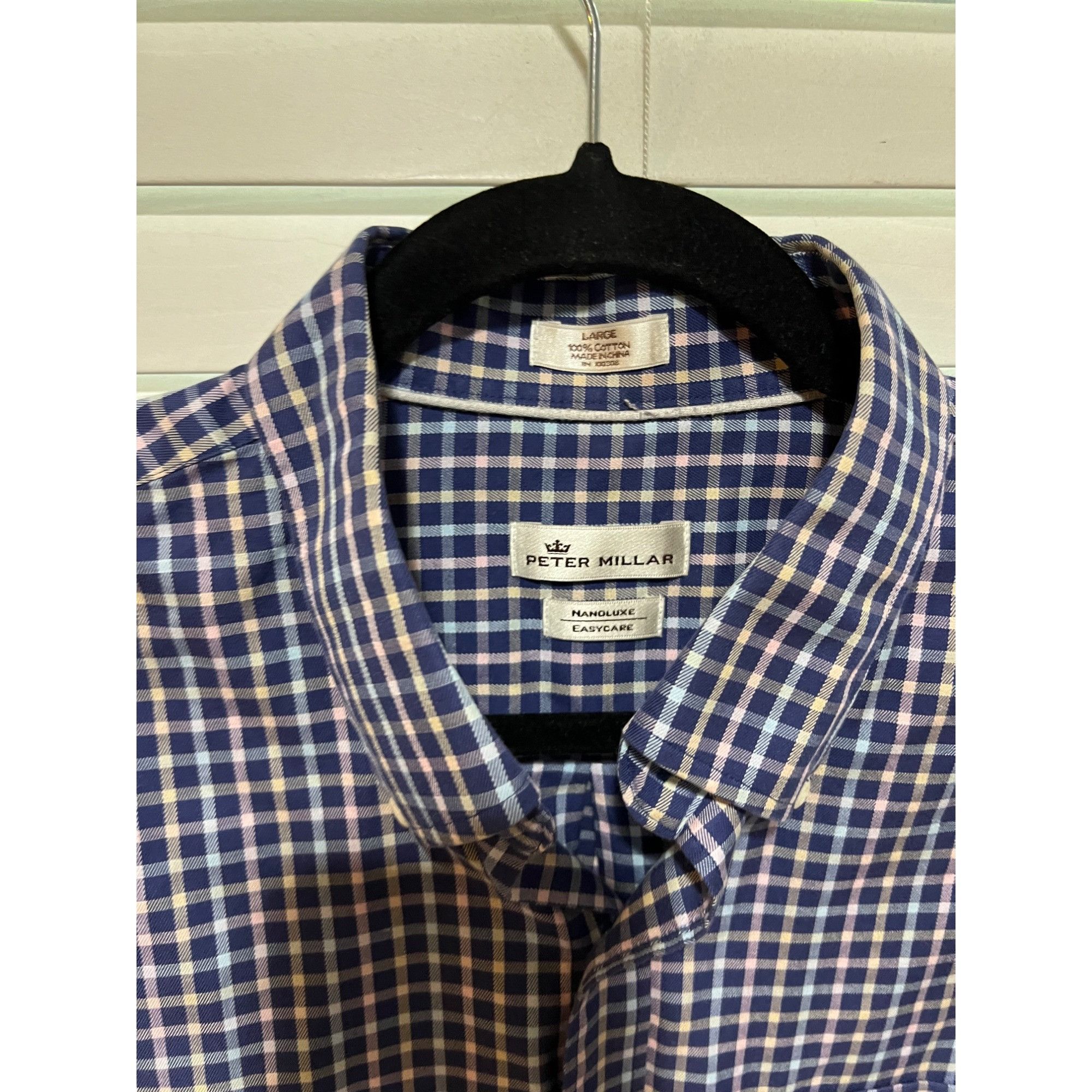 Peter Millar Peter Millar 100% Cotton Nanolux Long Sleeve Button Up Shirt Size US L / EU 52-54 / 3 - 2 Thumbnail