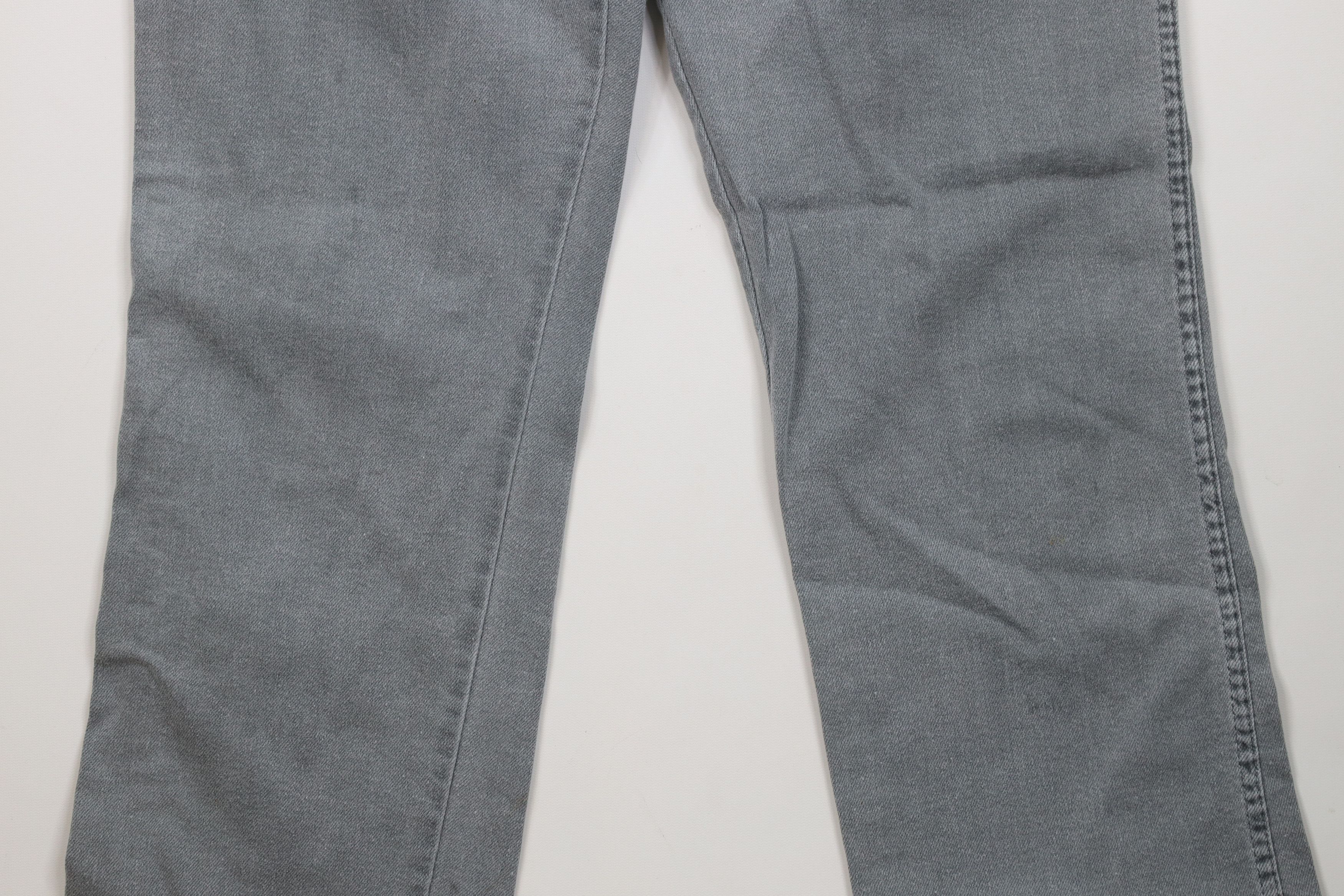 Vintage Vintage 90s Streetwear Stonewash Wide Leg Denim Jeans Gray Size US 38 / EU 54 - 3 Thumbnail