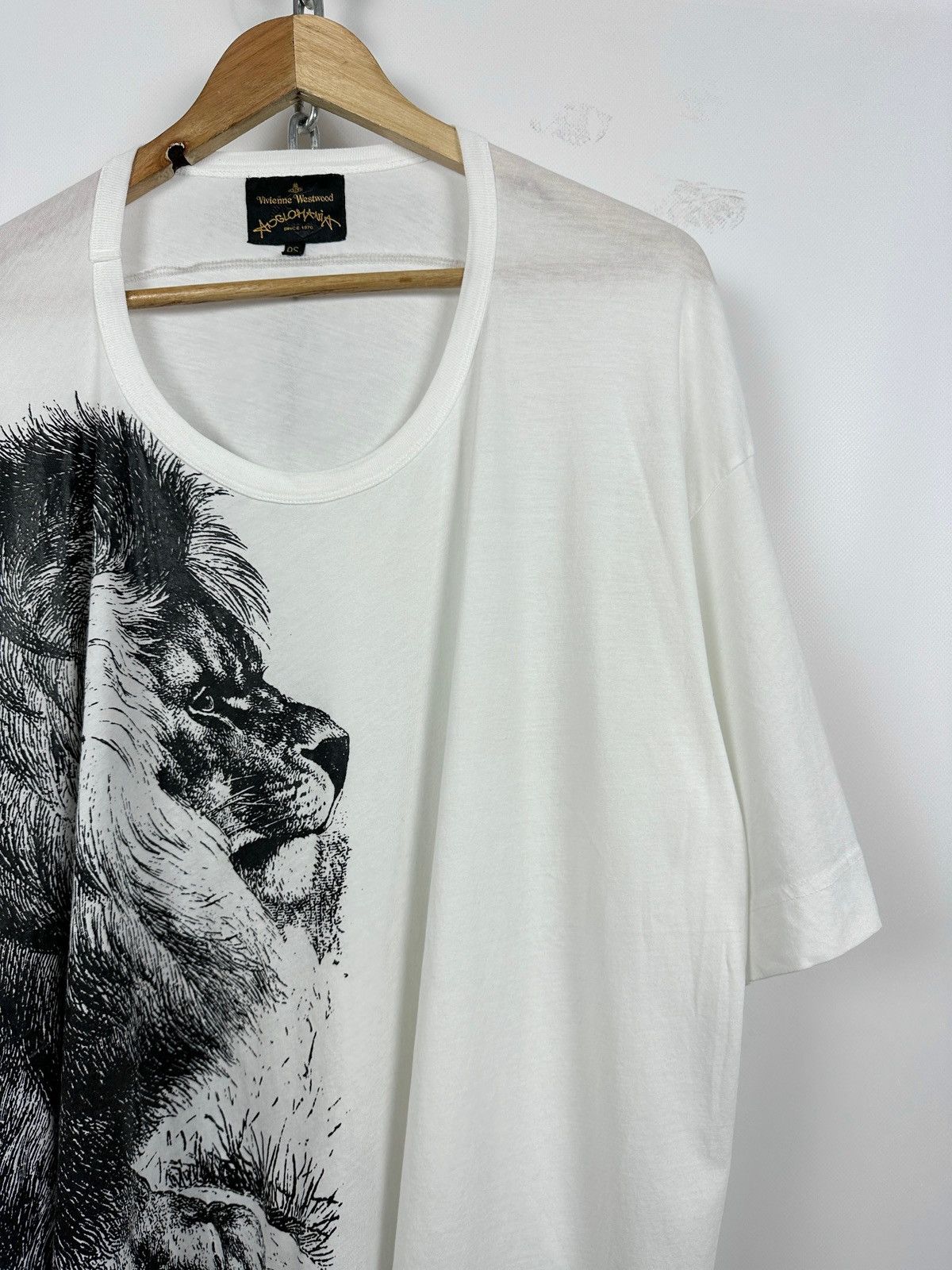 Vivienne Westwood Vivienne Westwood Anglomania Graphic Lion Orb White T-Shirt Size US XL / EU 56 / 4 - 5 Thumbnail