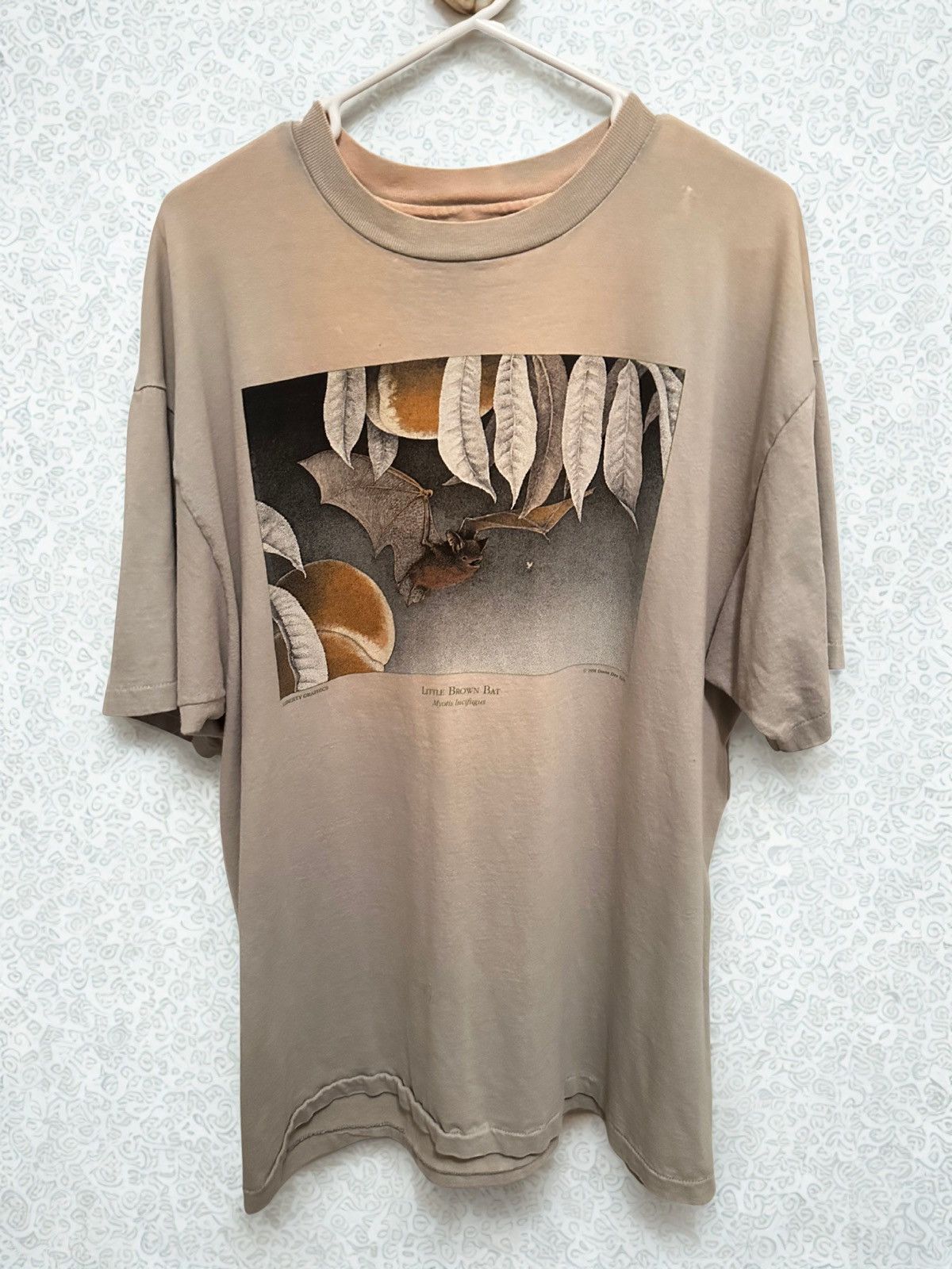 Other Vintage Liberty Graphics “Little Brown Bat” Nature Tee 1998 Size US XL / EU 56 / 4 - 1 Thumbnail