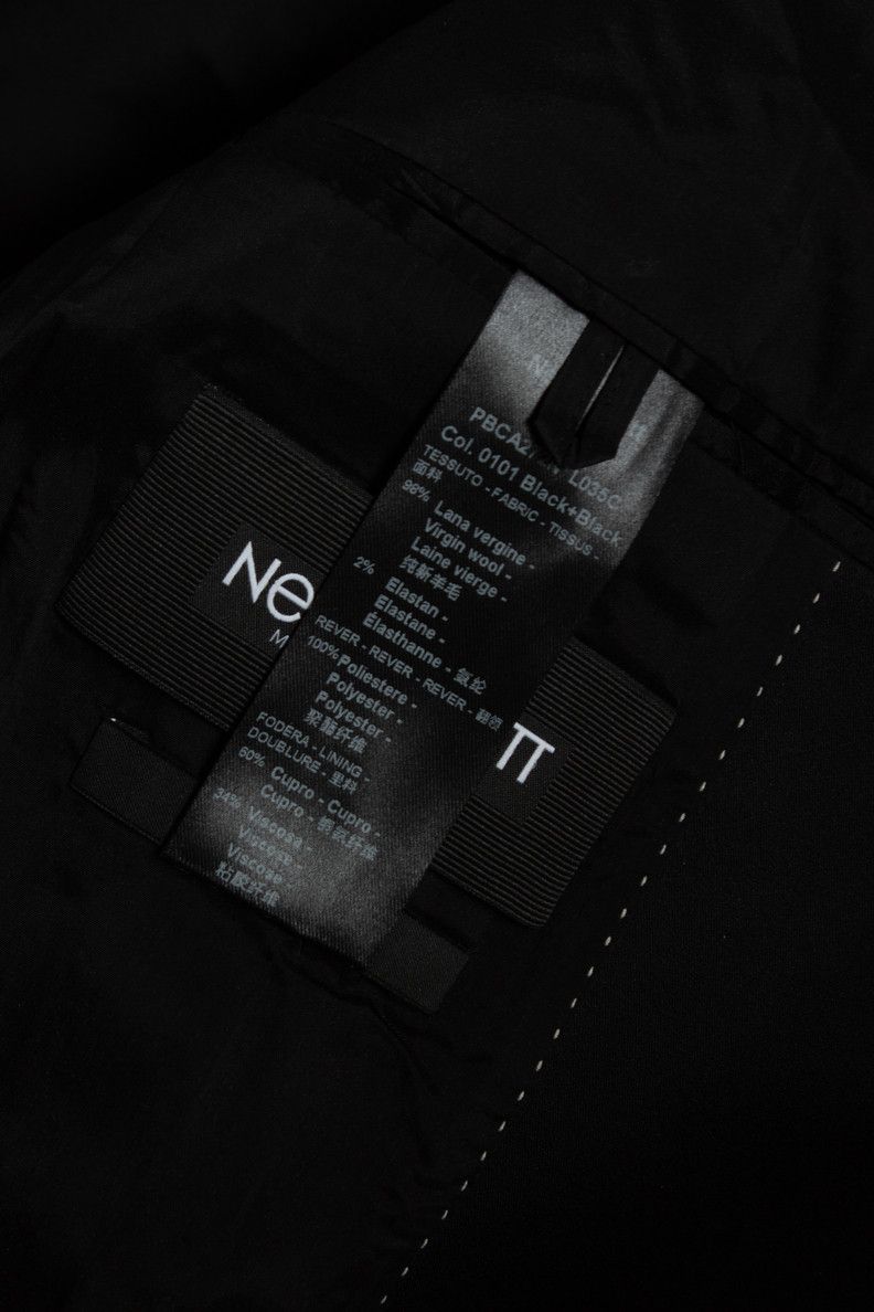 Neil Barrett Neil Barrett, black camo fitted slim blazer coat Size 50R - 8 Thumbnail