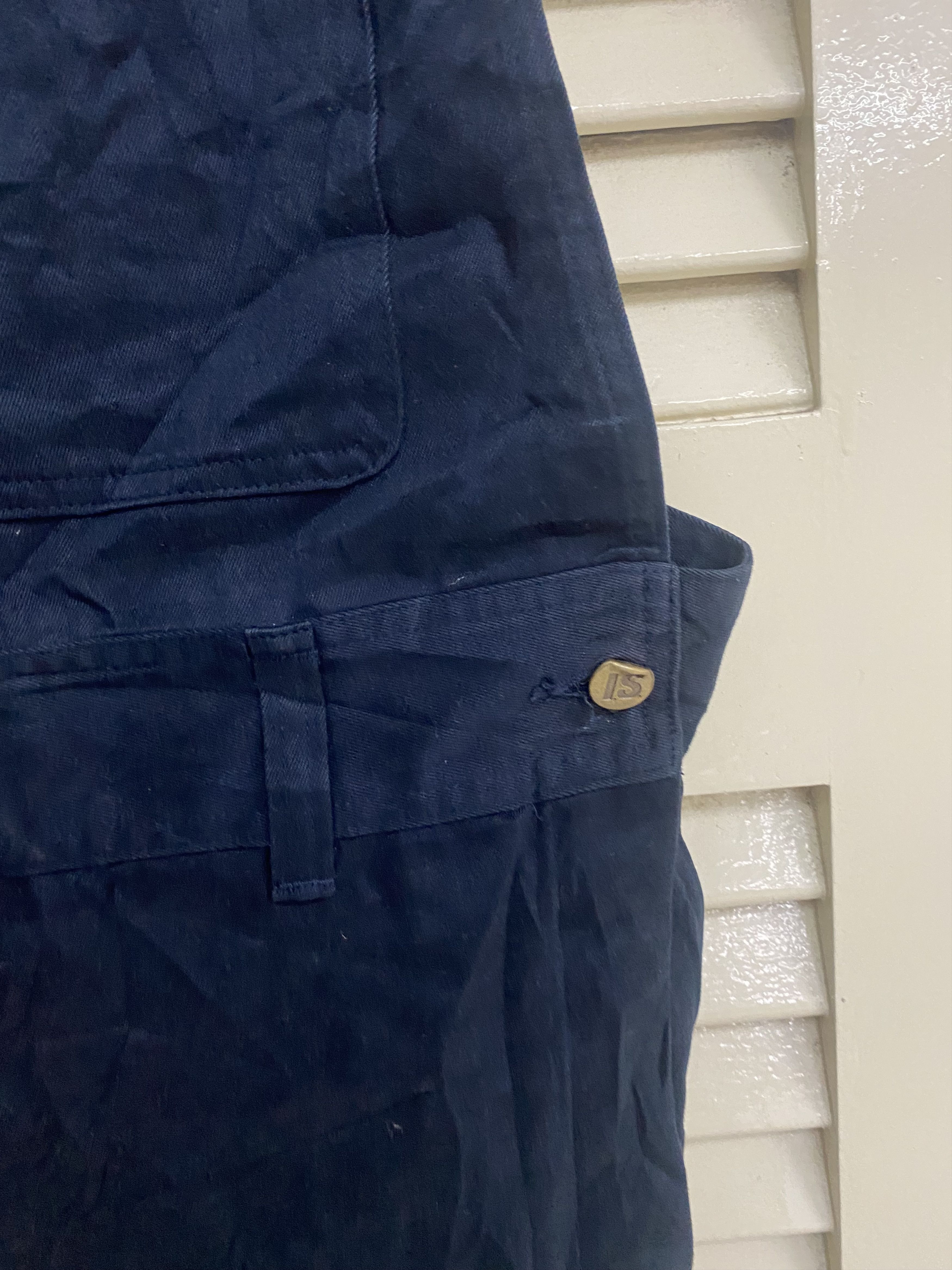 Issey Miyake 90s Issey Miyake Overall Skirt Denim Size US 34 / EU 50 - 6 Thumbnail