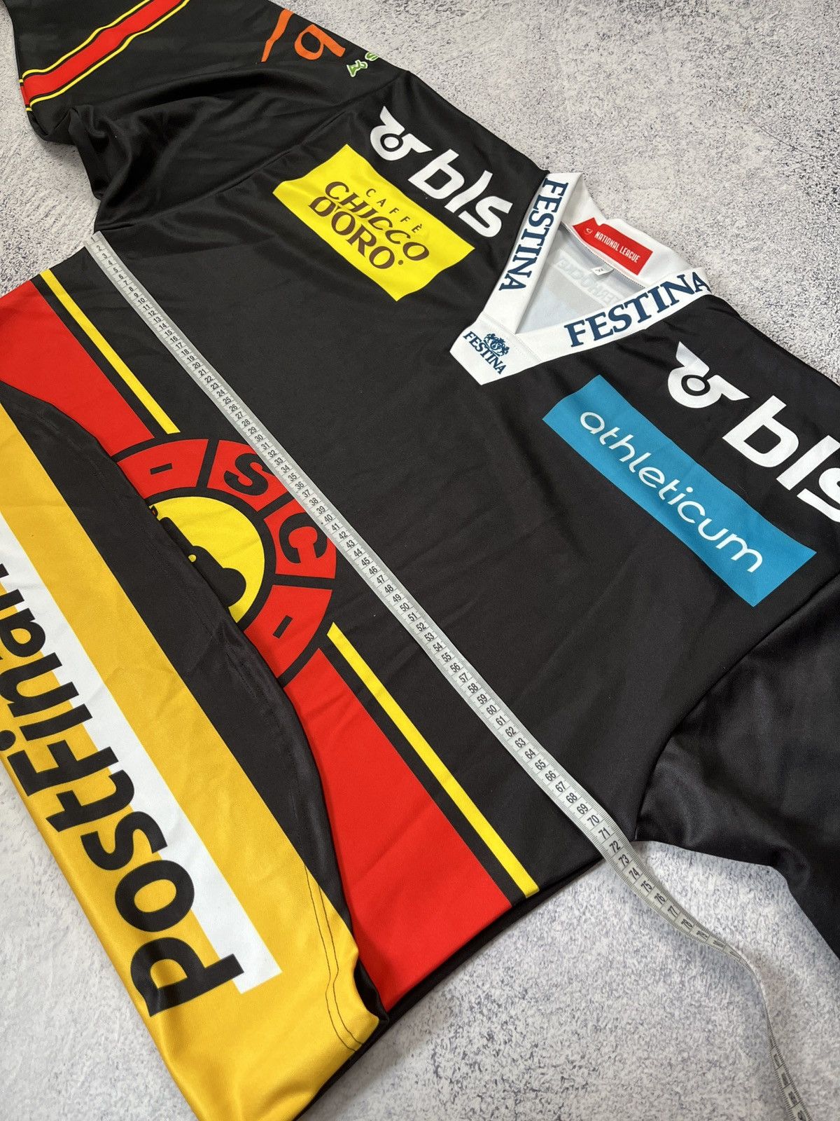 NHL SC Bern Switzerland Ice Hockey Jersey Peugeot Big Logo Rare Size US XXL / EU 58 / 5 - 8 Thumbnail
