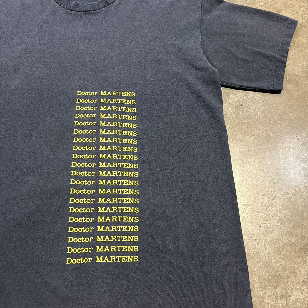 Dr. Martens × Vintage Vintage 90s Dr Marten Graphic Tee Faded 90s Single Stitch Size US XL / EU 56 / 4 - 3 Thumbnail