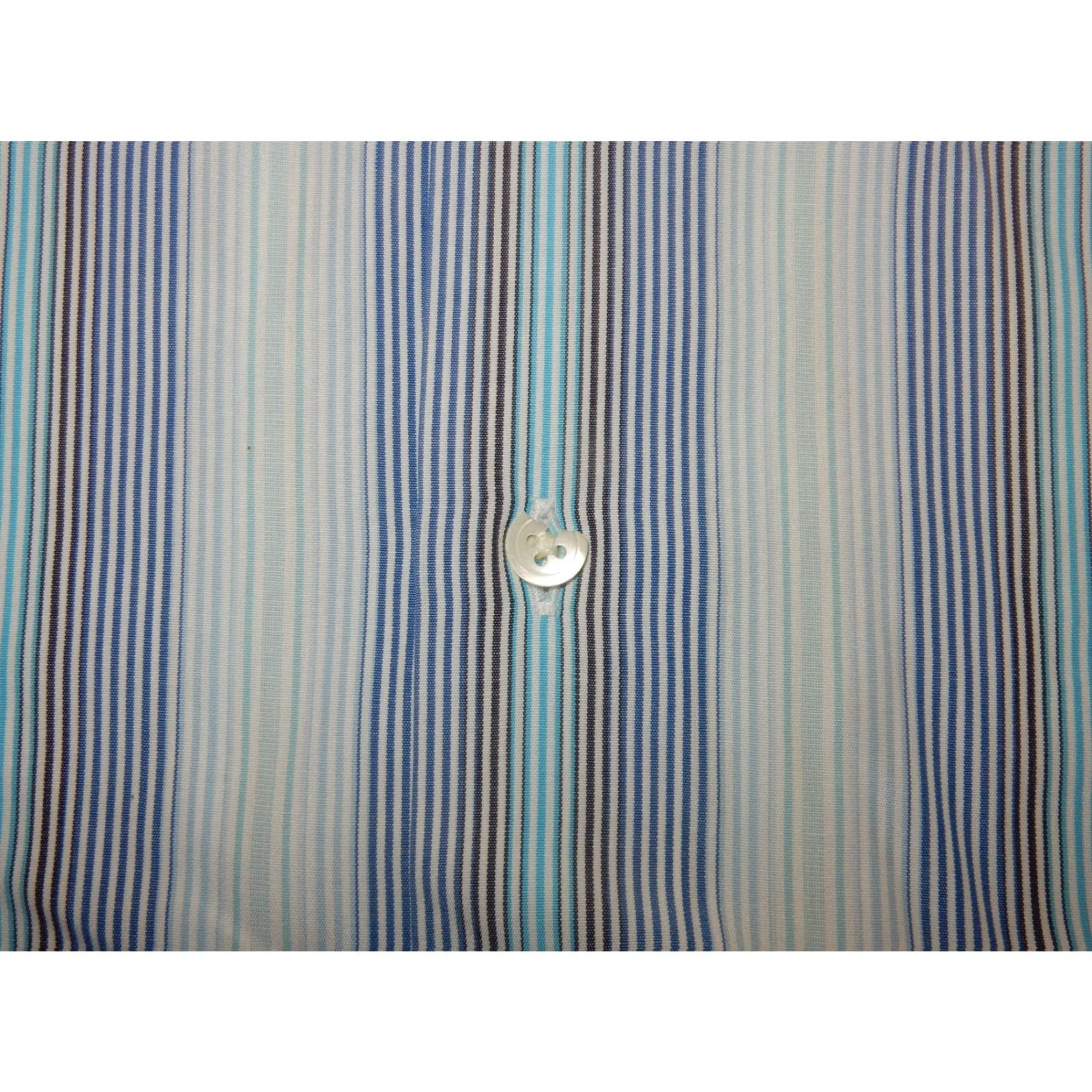 Banana Republic VINTAGE Banana Republic Men's Shirt Long Sleeve Button-Up Size M Blue Striped Cotton Size US M / EU 48-50 / 2 - 5 Thumbnail