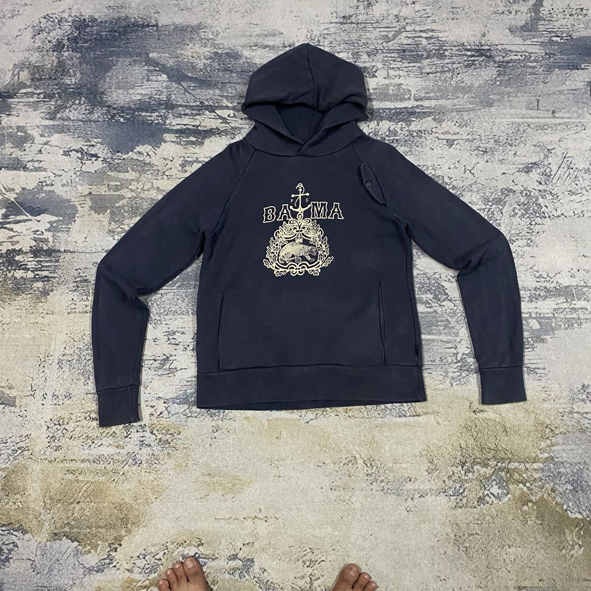 Paul Smith Gcw23🔥Vintage Paul SMith Big Logo Pull Over Hoodies Size M / US 6-8 / IT 42-44 - 1 Thumbnail