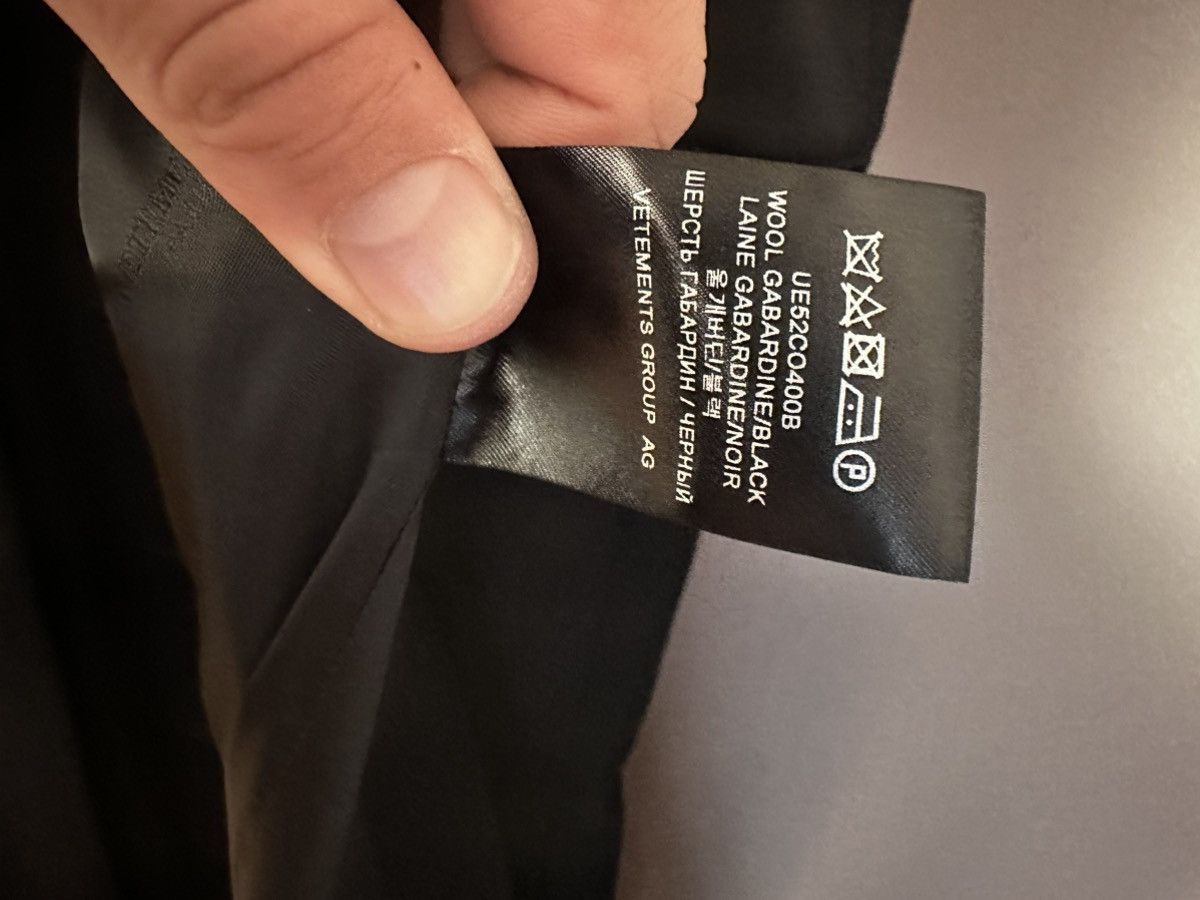 Vetements Vetements Sleeveless Single-Breasted Coat Size 50R - 12 Thumbnail