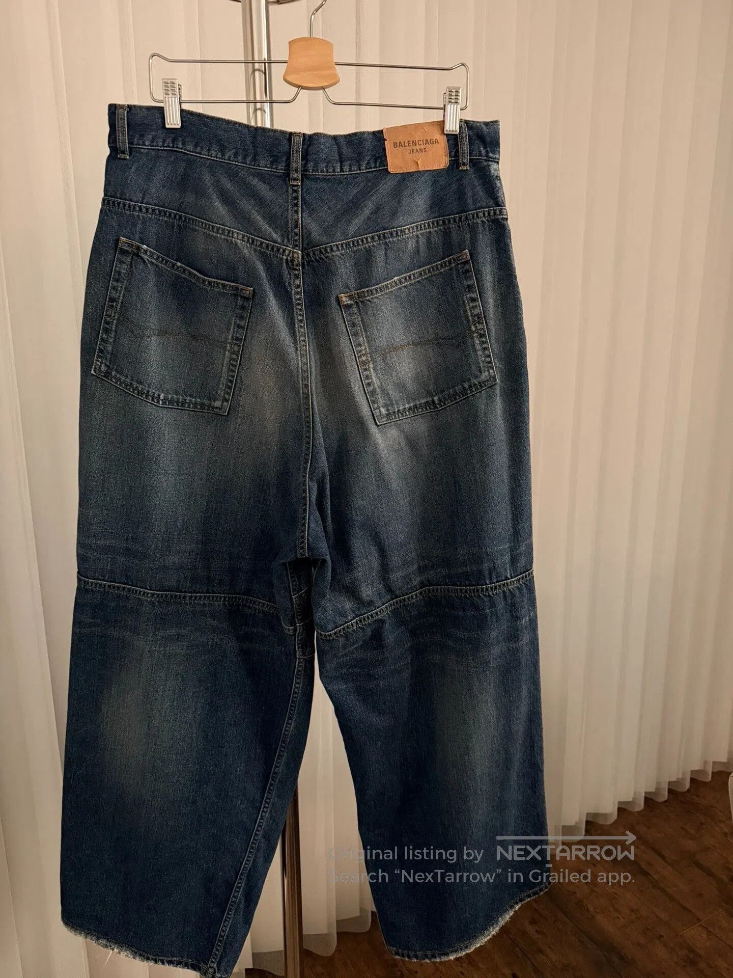 Balenciaga balenciaga george v baggy denim pants. Size US 34 / EU 50 - 2 Thumbnail
