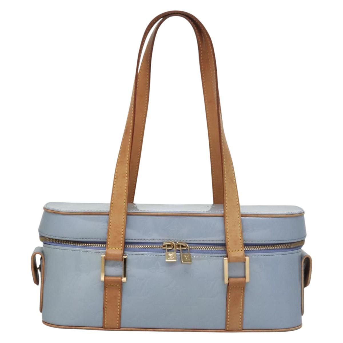 Louis Vuitton Sullivan Blue Patent Leather Handbag (Pre-Owned) Size ONE SIZE - 1 Thumbnail