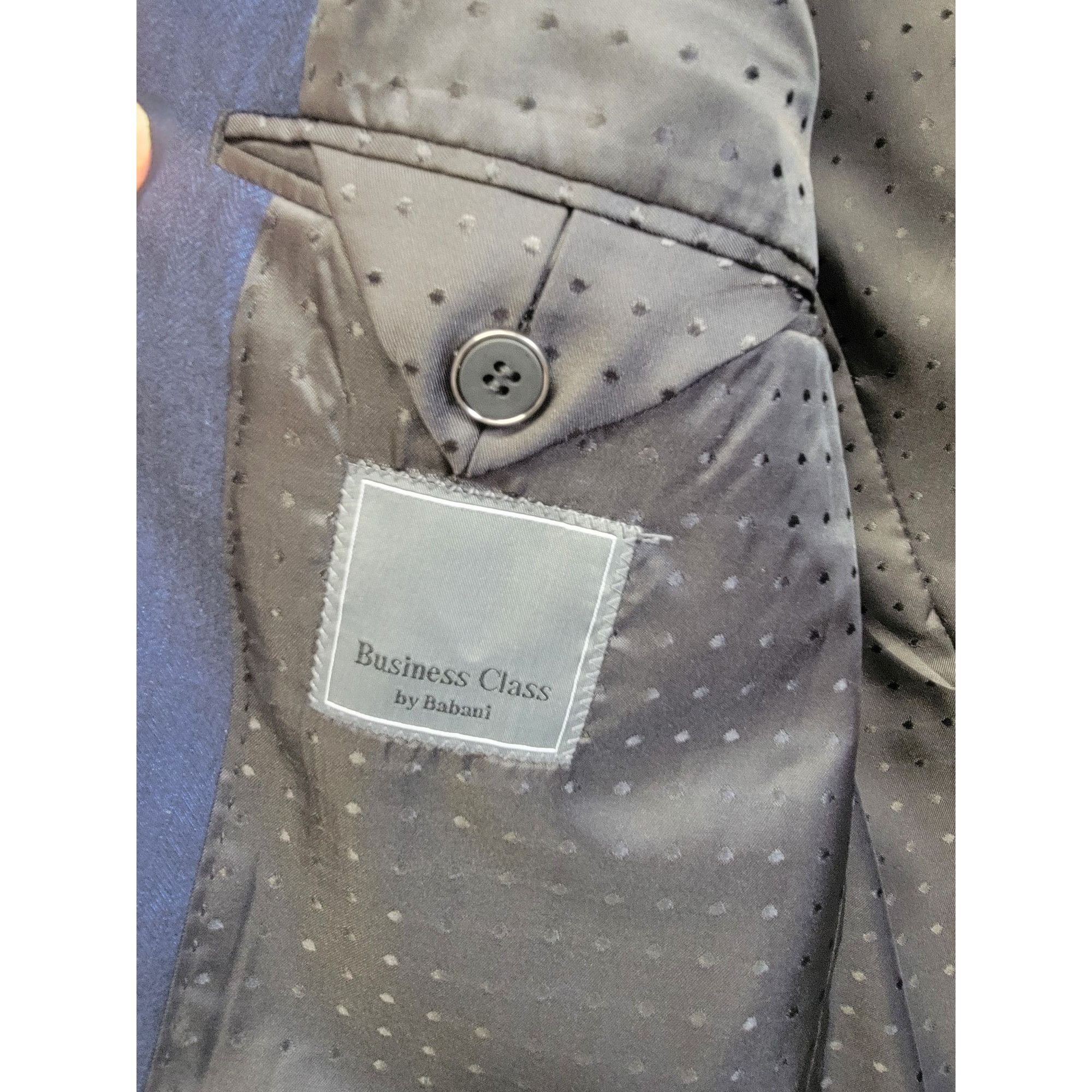 Other Mens Navy Blue Business Class By Babani Blazer Jacket With B Size 36R - 10 Thumbnail