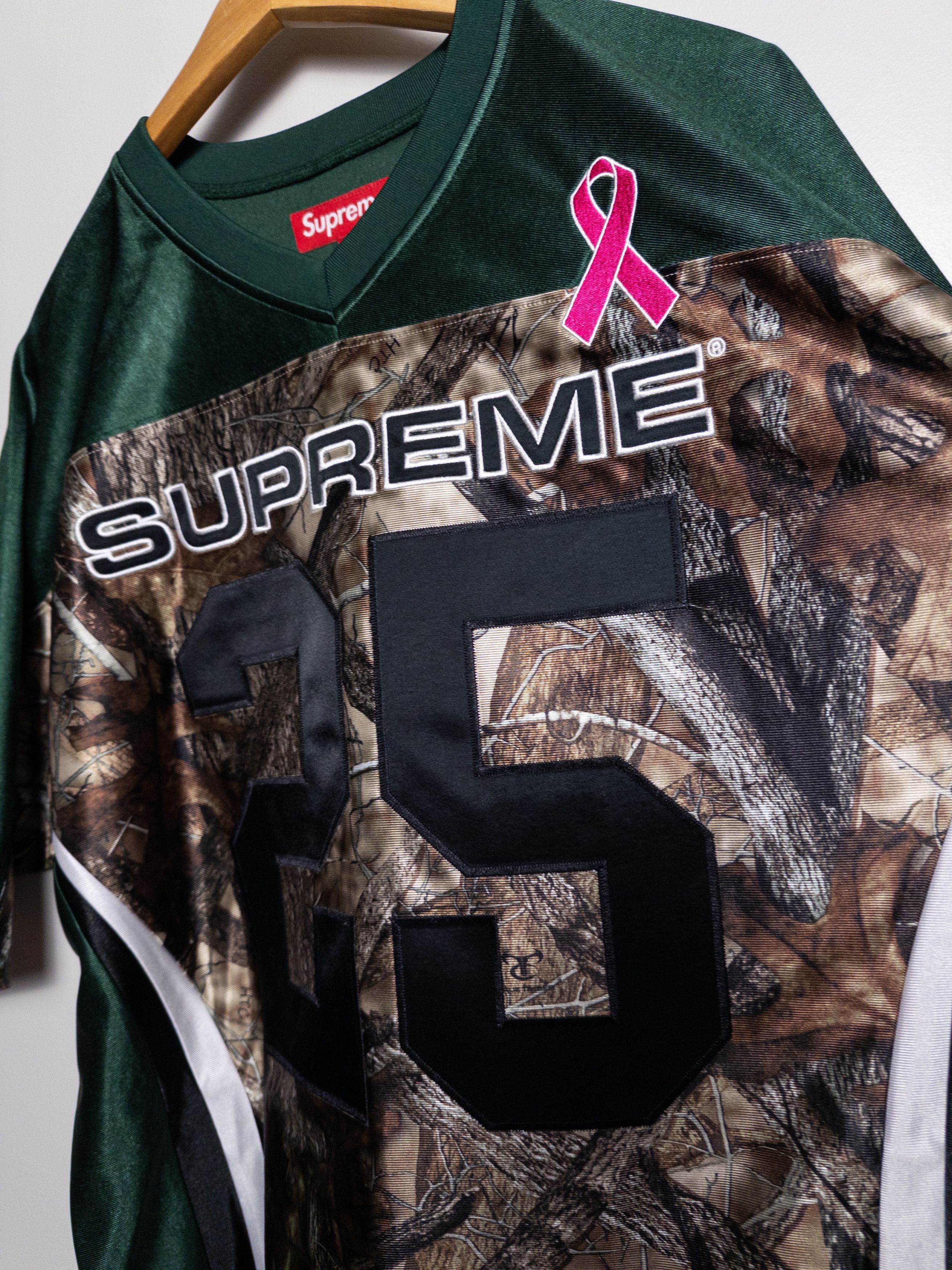 Supreme BREAST CANCER AWARENESS FOOTBALL JERSEY Size US M / EU 48-50 / 2 - 4 Thumbnail