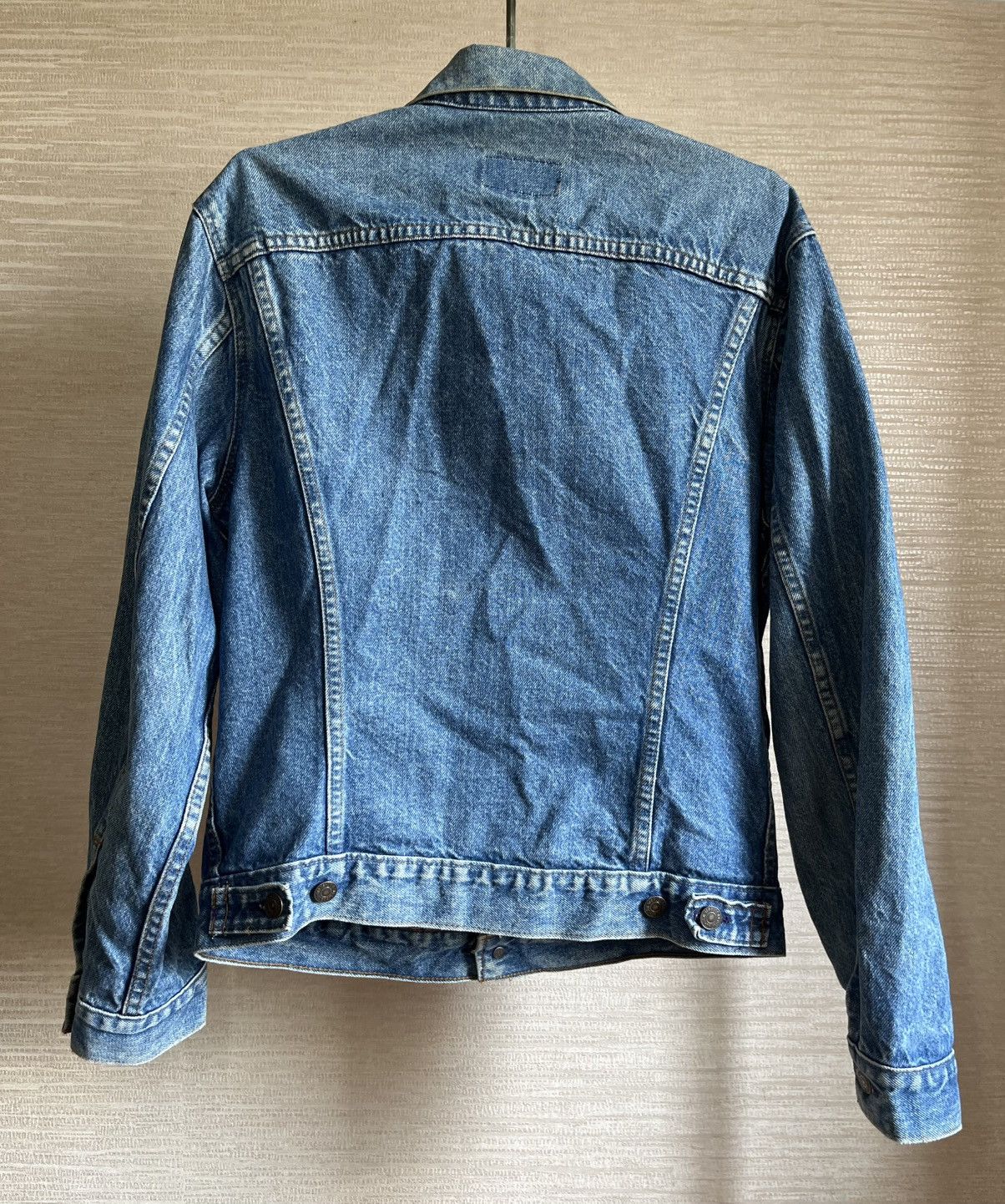 Levi's Vintage Levi's Denim Blue Jean Trucker Jacket Made in USA Size US S / EU 44-46 / 1 - 10 Thumbnail