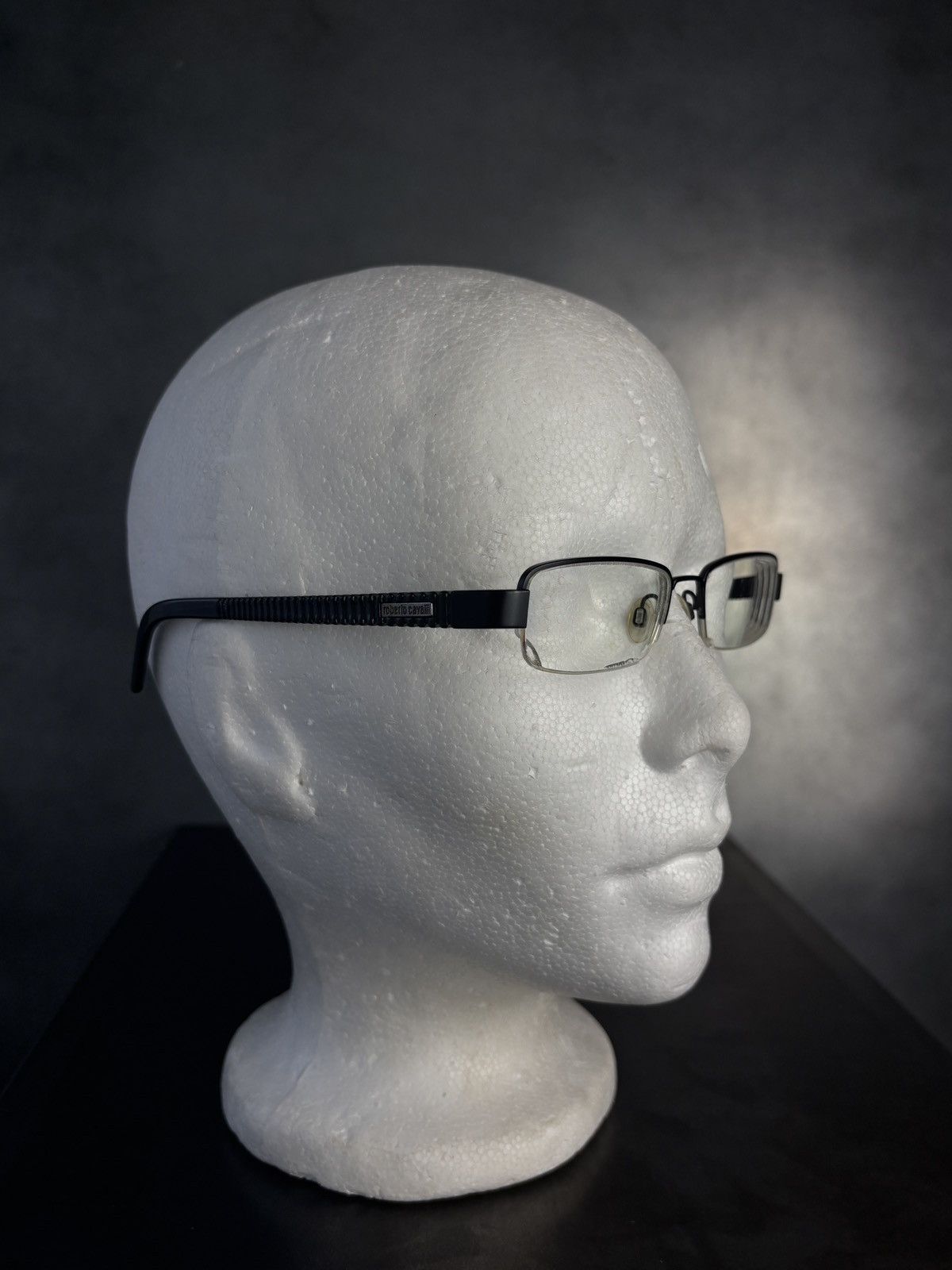 Just Cavalli × Roberto Cavalli × Vintage Vintage Roberto Cavalli Glasses Neottolemo Y2K 2000s Half Size ONE SIZE - 4 Thumbnail