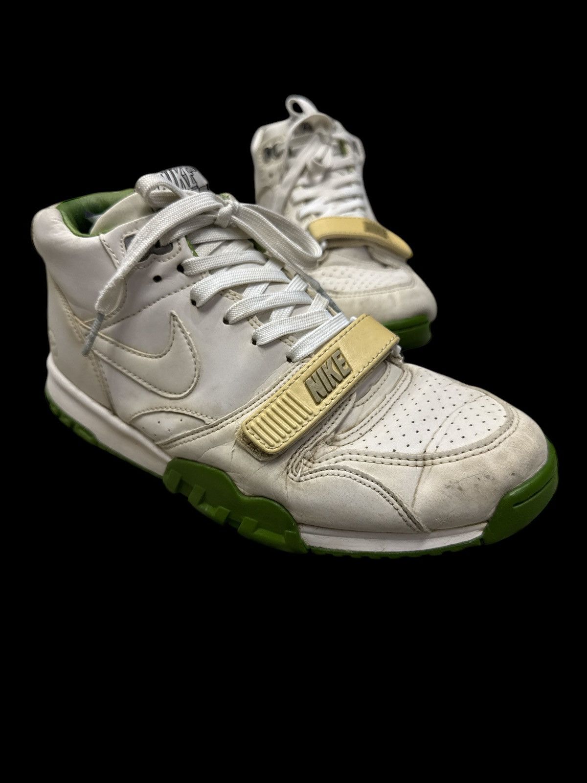Nike 2005 NIKE AIR TRAINER 1 SP FRAGMENT WHITE CHLOROPHYLL SHOES Size US 7.5 / EU 40-41 - 2 Thumbnail
