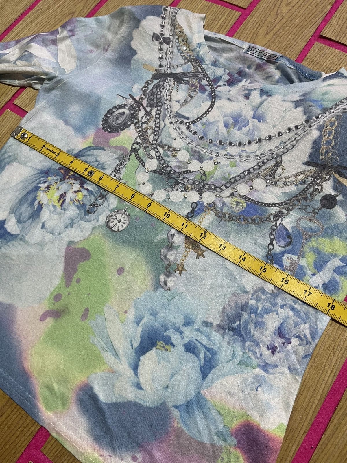If Six Was Nine Y2K PICCOT long sleeve tshirt women LGB style Size M / US 6-8 / IT 42-44 - 12 Thumbnail