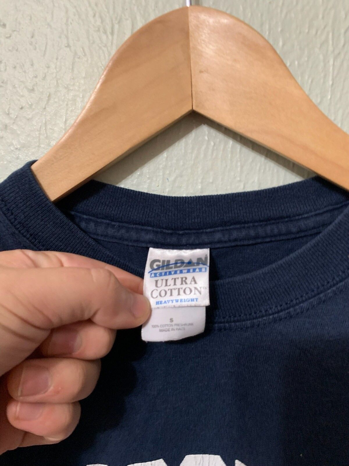 Vintage Vintage Navy Wisconsin Size US S / EU 44-46 / 1 - 1 Thumbnail