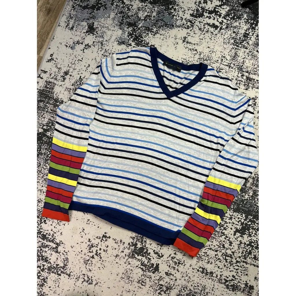 Etro Etro Jumper Striped Multicolour Size L Size US L / EU 52-54 / 3 - 2 Thumbnail