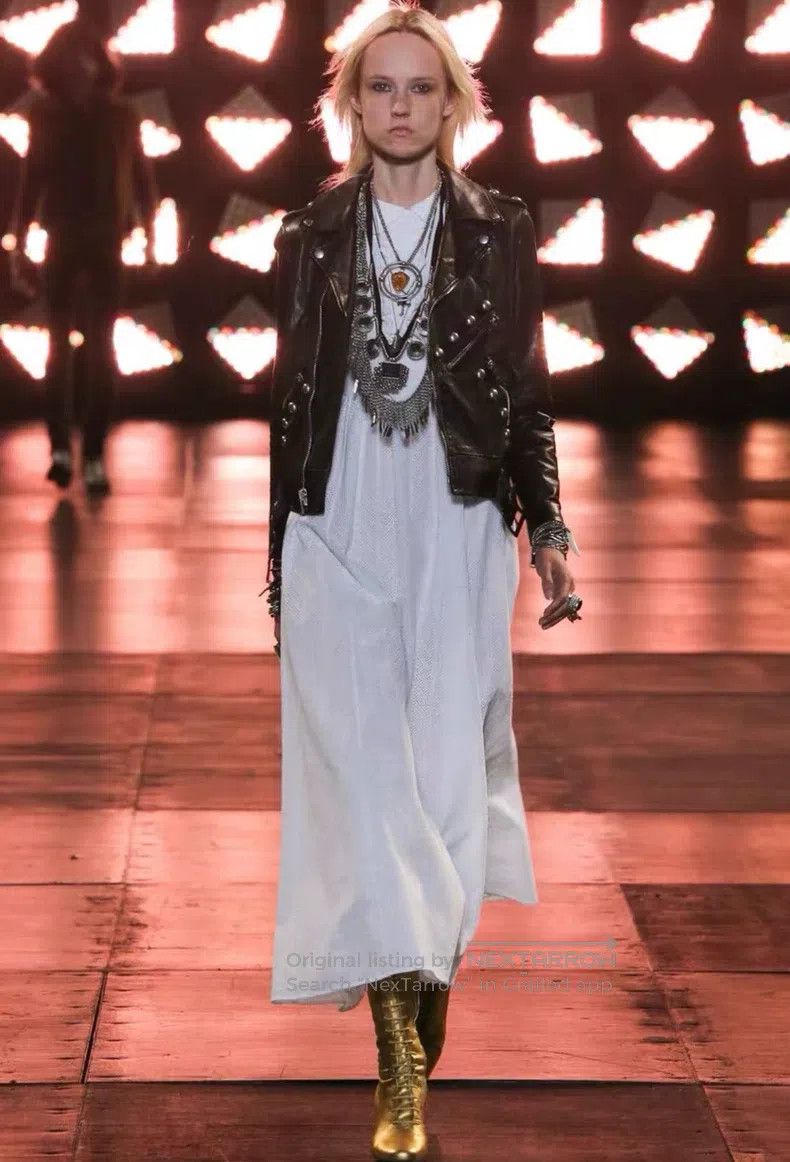 Saint Laurent Paris Saint Laurent Paris Black Leather Studs Biker Leather Jack Size US M / EU 48-50 / 2 - 7 Thumbnail