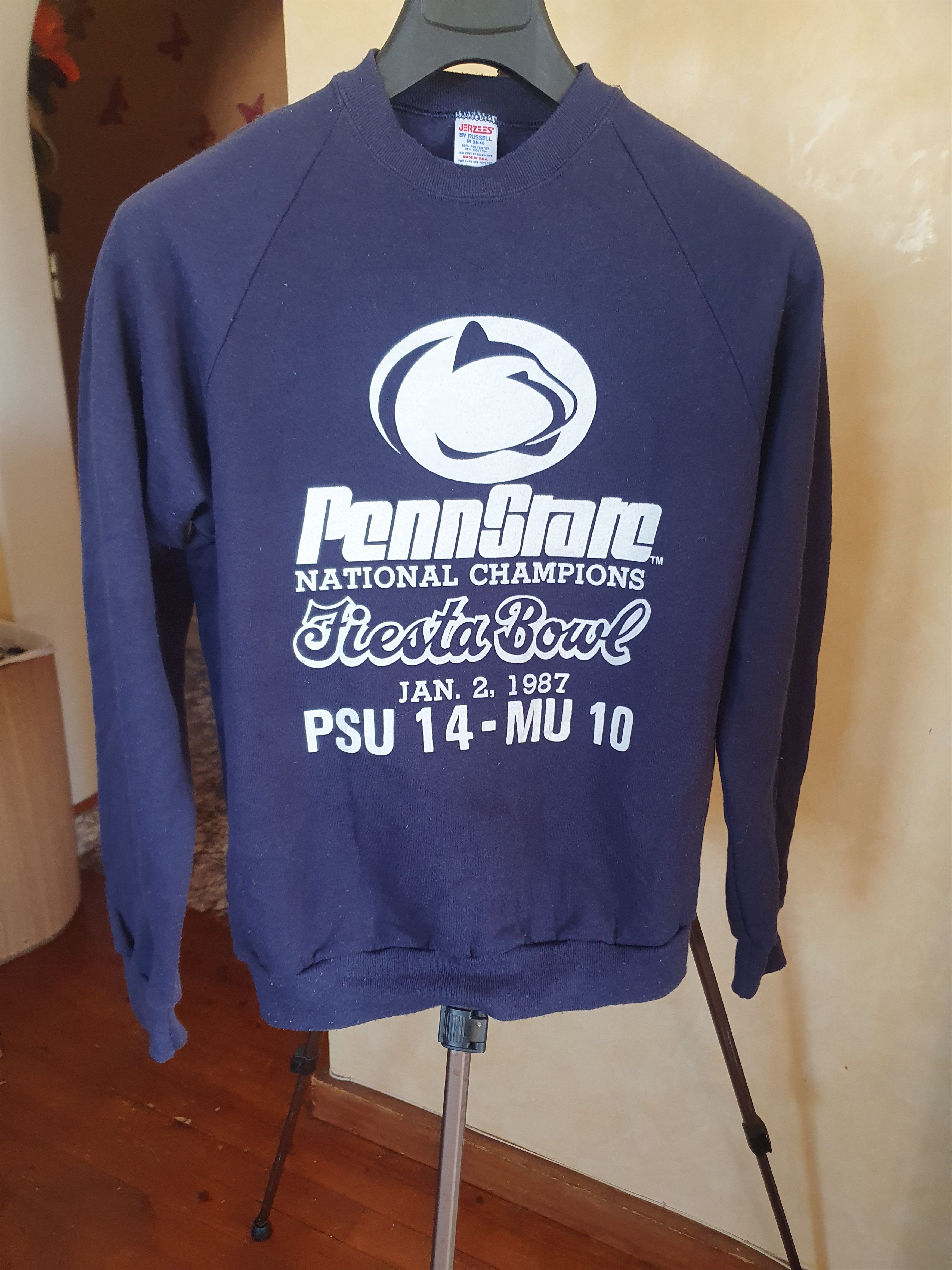 Jerzees × Vintage Penn State Fiesta Bowl 1987 sweatshirt Vintage Made in USA M Size US M / EU 48-50 / 2 - 1 Thumbnail