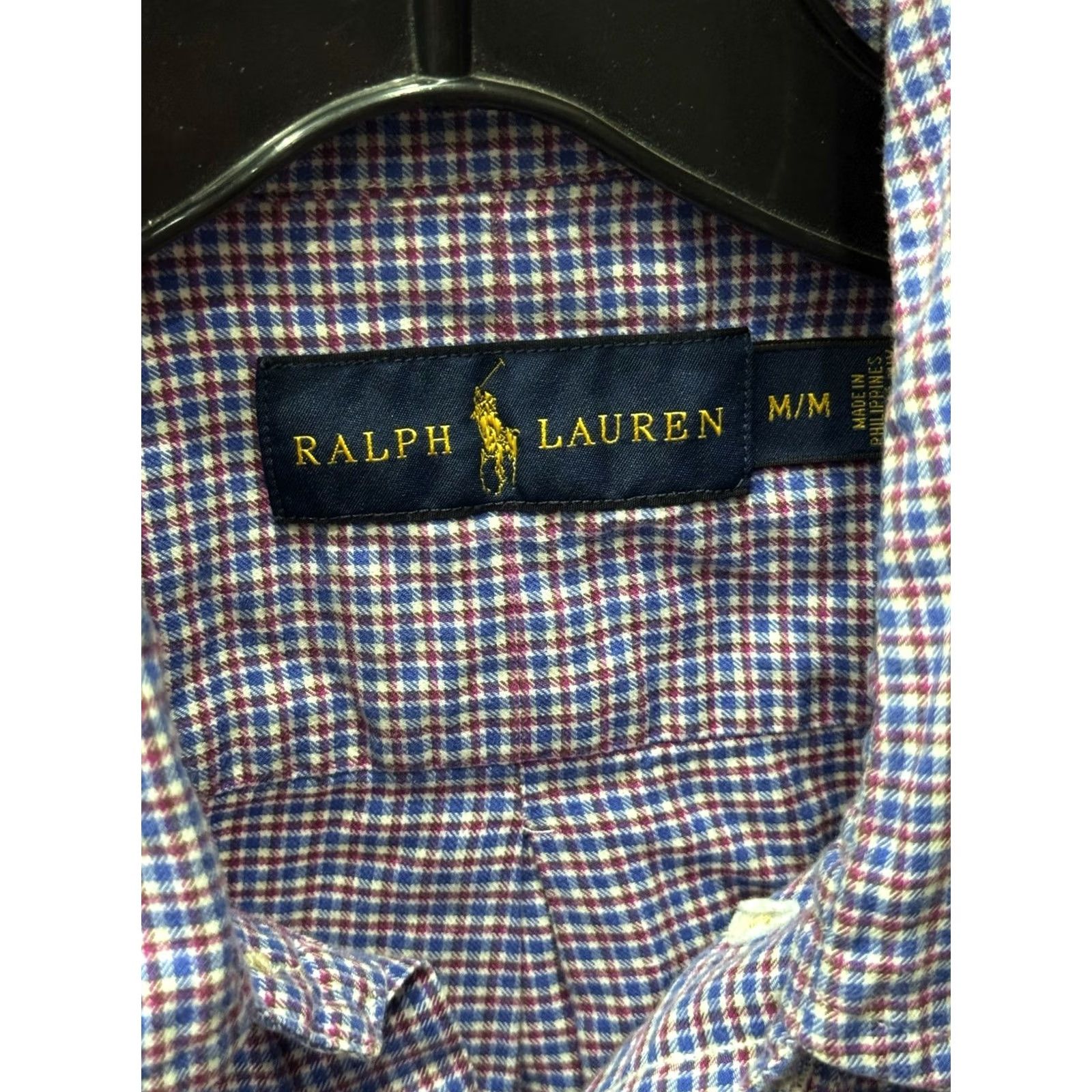 Ralph Lauren Ralph Lauren Plaid LONG SLEEVE SHIRT Medium M Mens Size US M / EU 48-50 / 2 - 5 Thumbnail