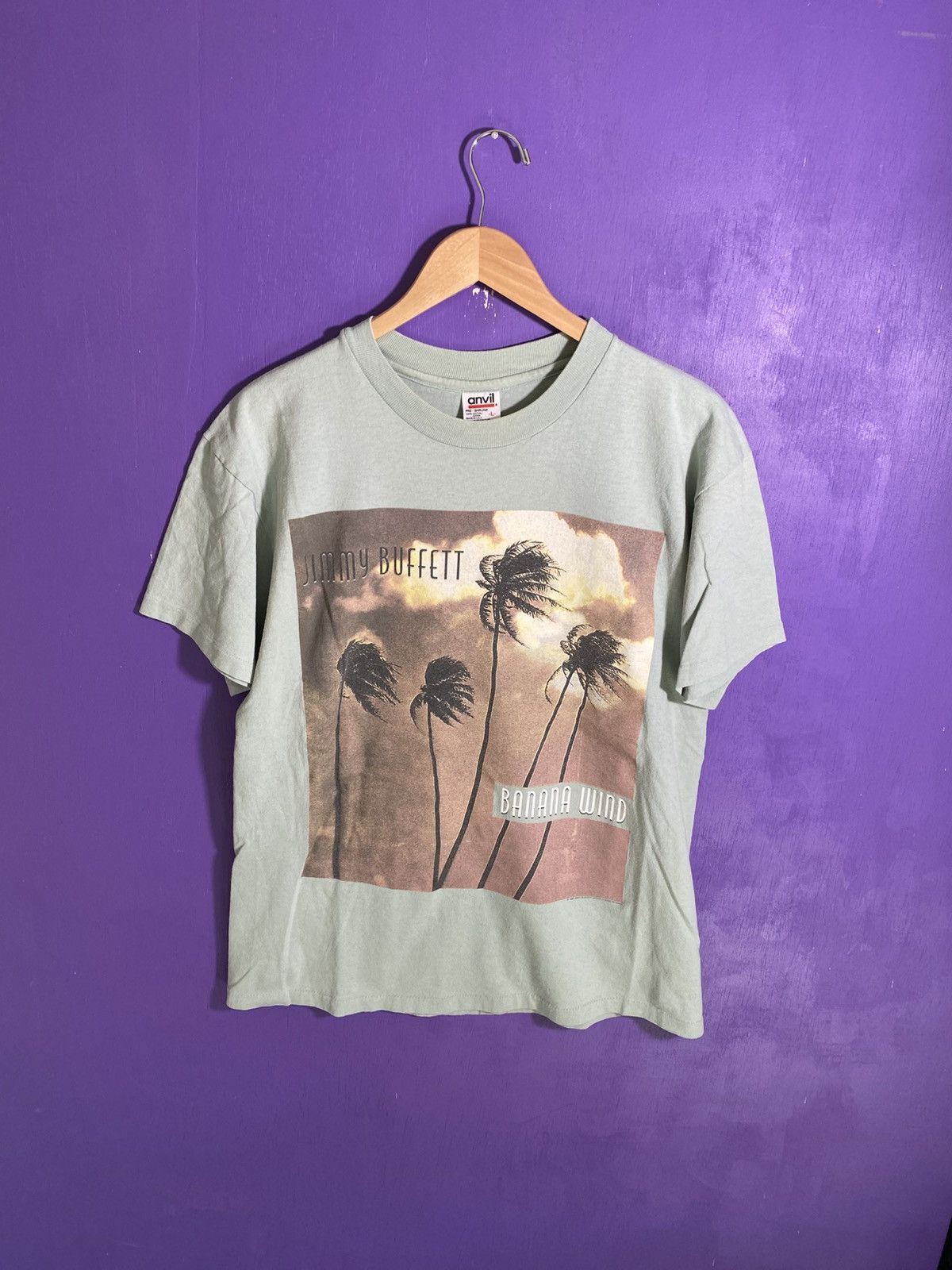 Band Tees × Vintage Vintage 1997 Jimmy buffet banana wind tour tee Size US L / EU 52-54 / 3 - 1 Thumbnail