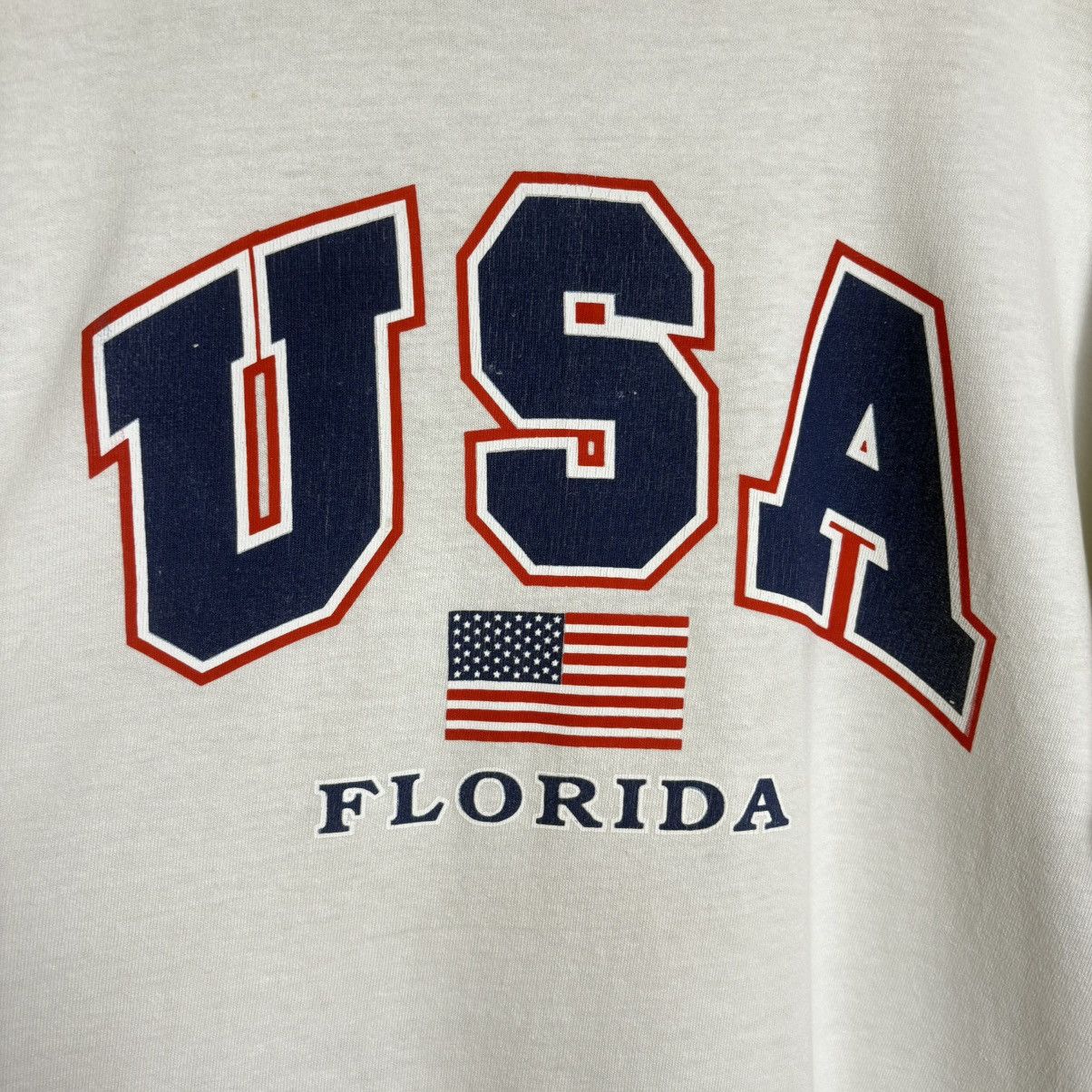 Vintage Vintage USA Florida Flag Graphic T-Shirt / Y2K Size US L / EU 52-54 / 3 - 2 Thumbnail