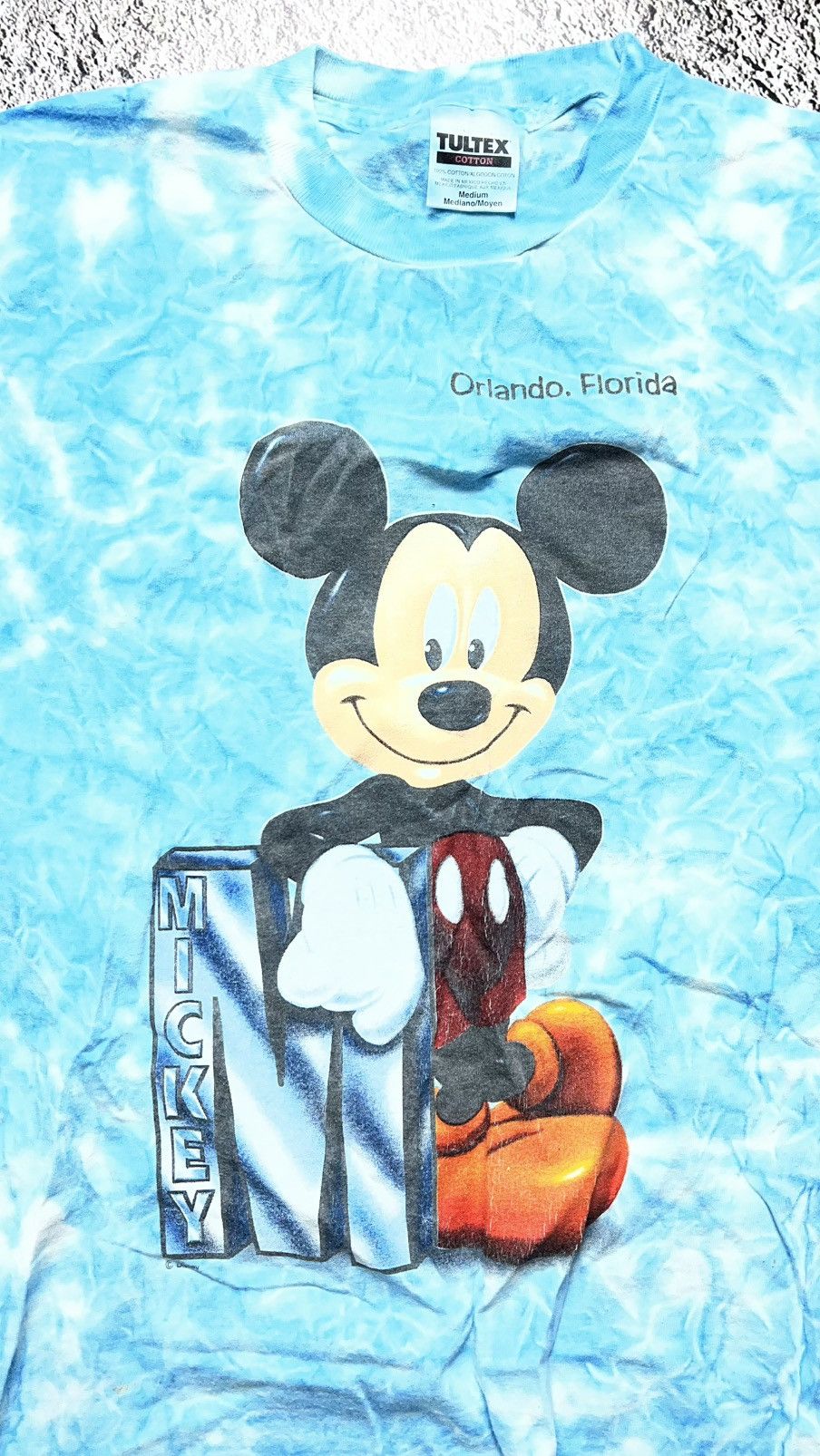 Tultex VTG 90’s Mickey Mouse Orlando tultex t shirt Size US M / EU 48-50 / 2 - 3 Thumbnail