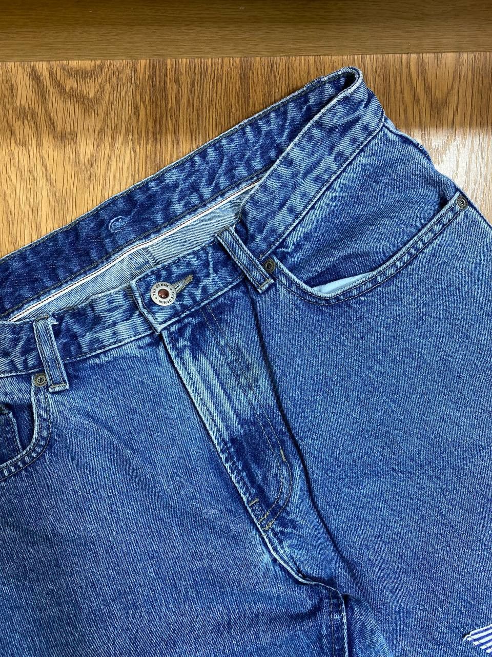 Vintage 💥Distressed Vintage Flared Dirty Washed Crash Denim Jeans Size US 32 / EU 48 - 8 Thumbnail