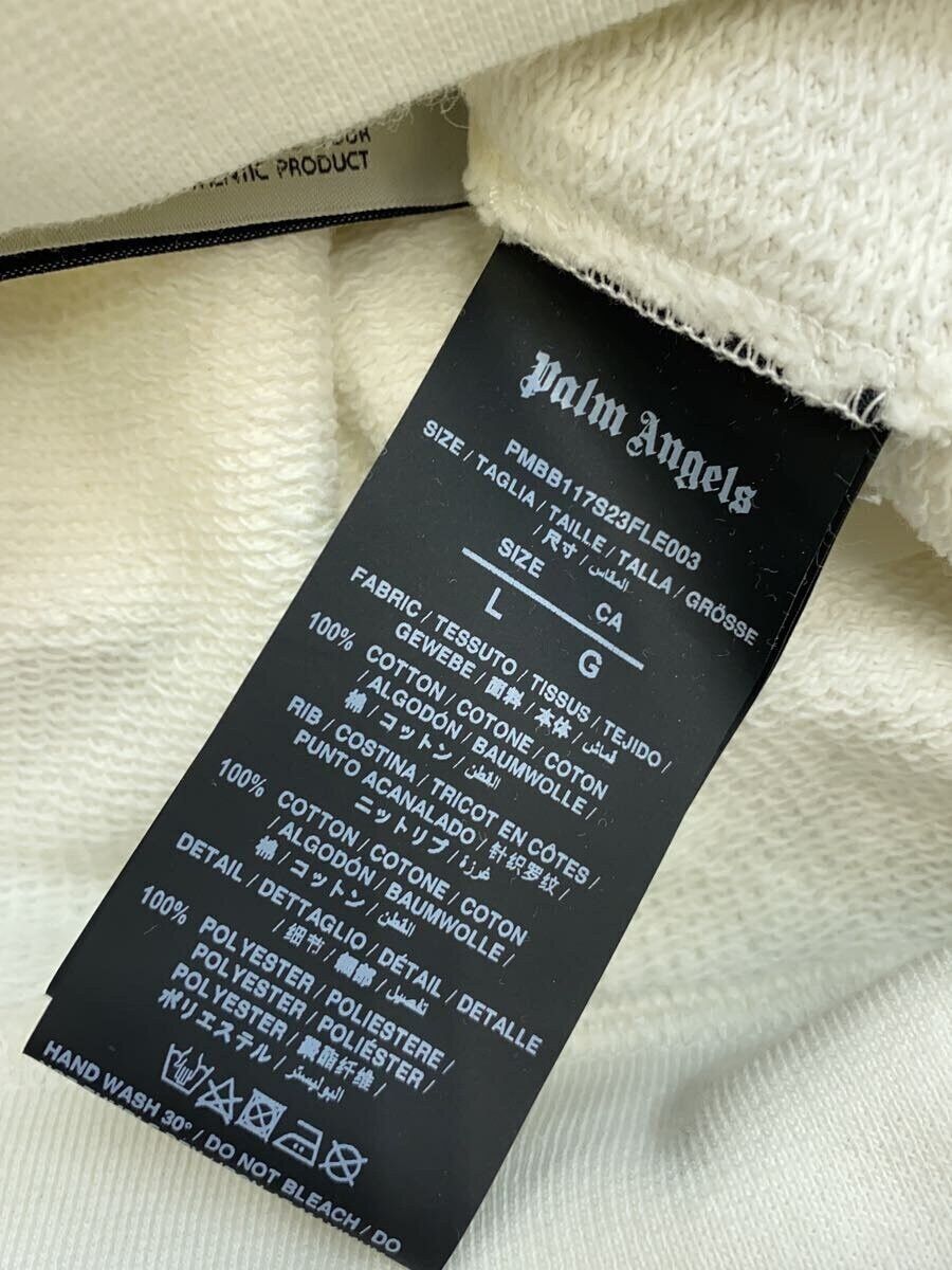 Palm Angels Palm Angels White Hoodie With Logo Patch Cotton Hoodie Size US L / EU 52-54 / 3 - 4 Thumbnail