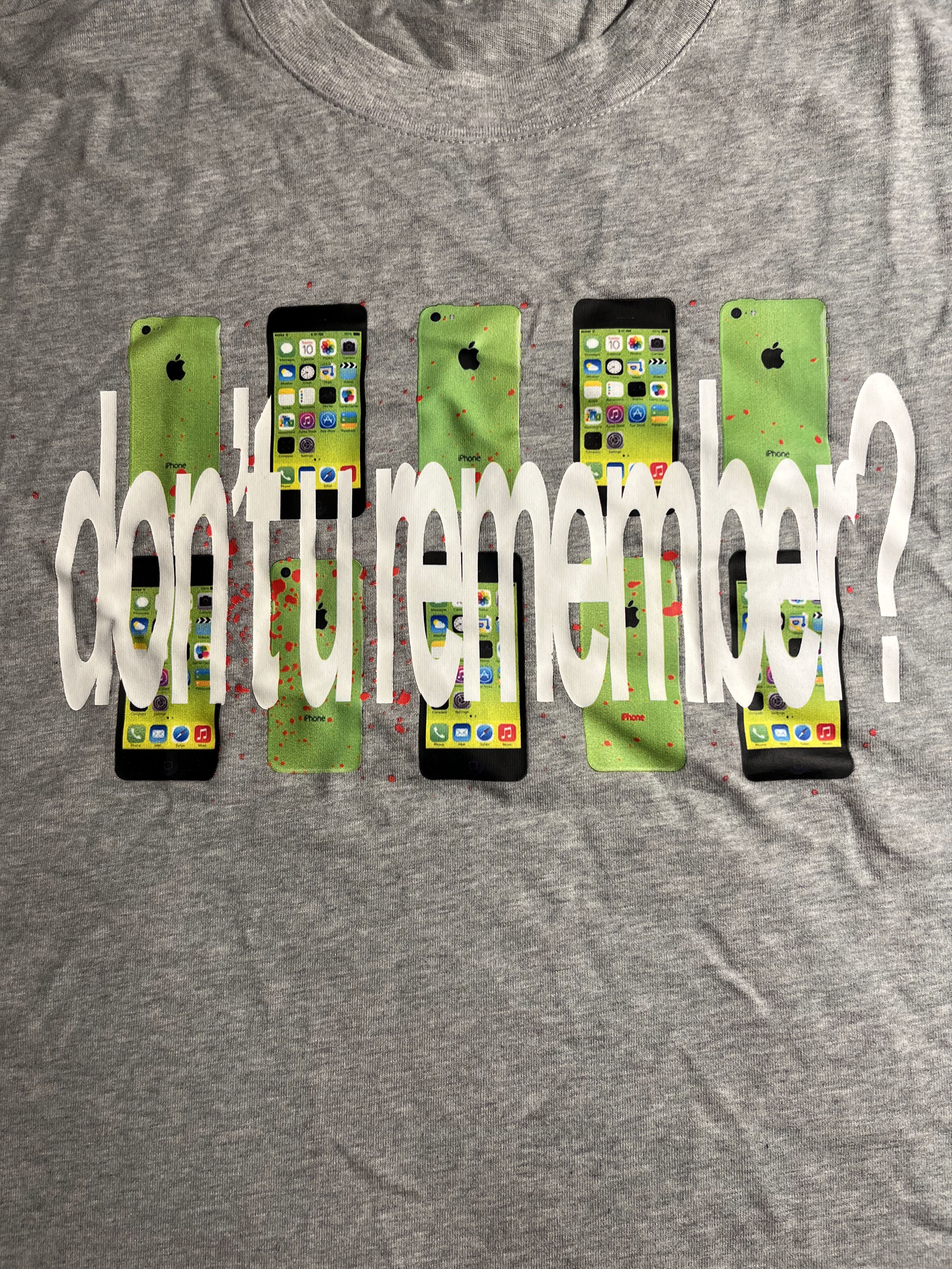 Other Nostalgic Archive Bloody iphone "Dont U Remember" t shirt Size US L / EU 52-54 / 3 - 2 Thumbnail