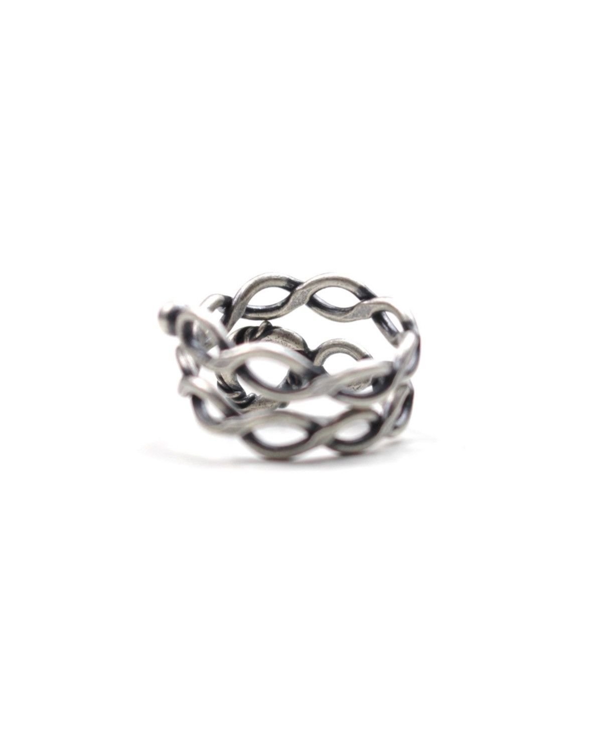 Hysteric Glamour 2000S JAPANESE MADE INTERLACED LOOP CHAIN BAND RING Size ONE SIZE - 2 Thumbnail