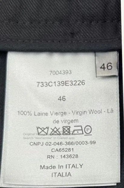 Dior Black Drawstring Jogger Pants Size 32. Size US 32 / EU 48 - 7 Thumbnail