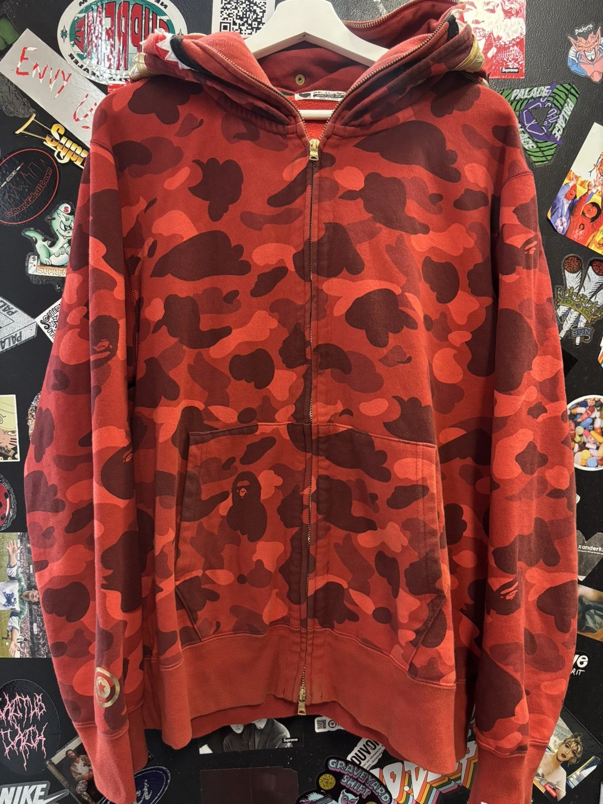 Bape Bape double shark full zip up hoodie Size US XL / EU 56 / 4 - 3 Thumbnail