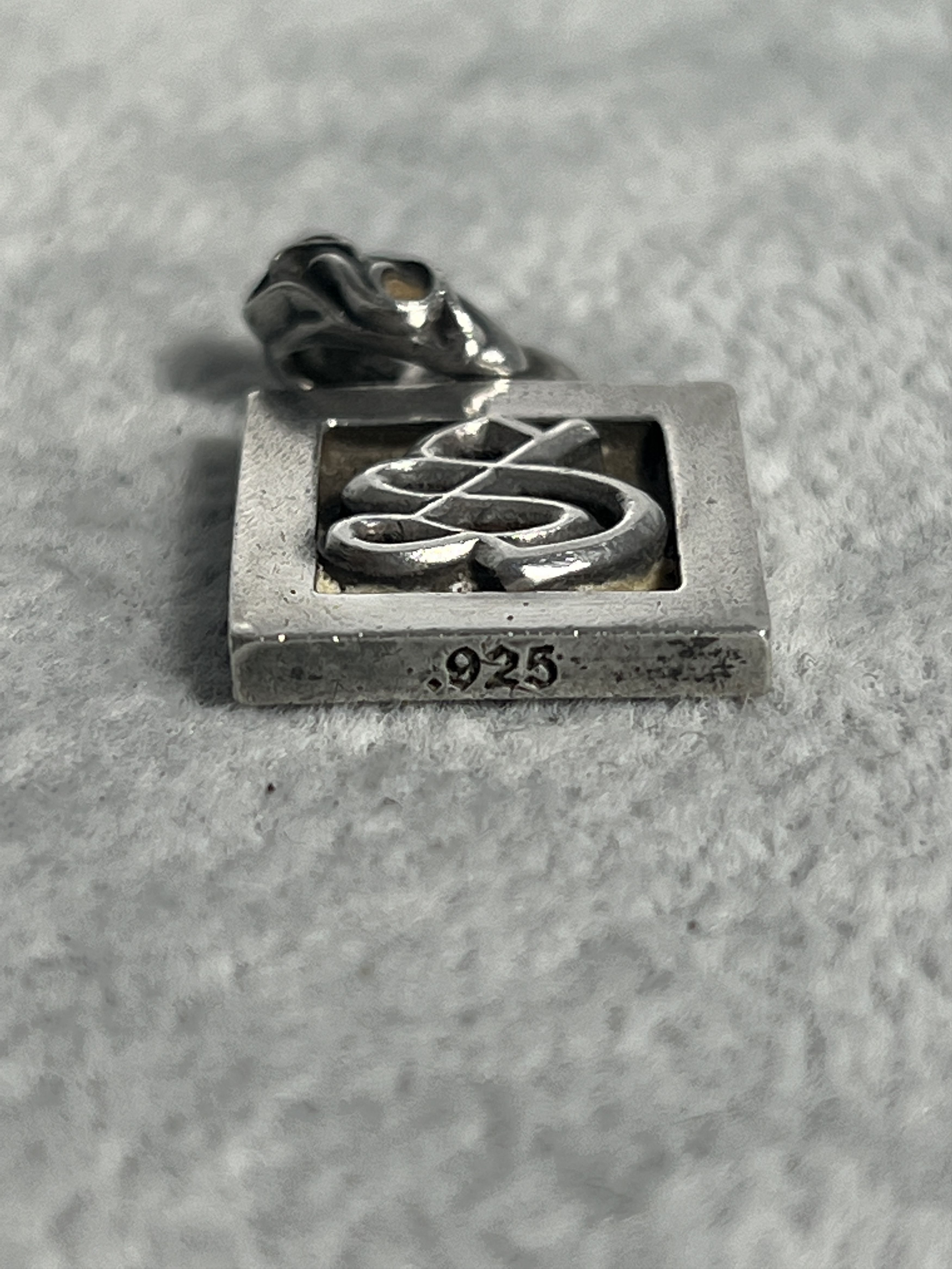 Chrome Hearts Chrome Hearts CH Square Pendant 2002 .925 Silver Size ONE SIZE - 3 Thumbnail