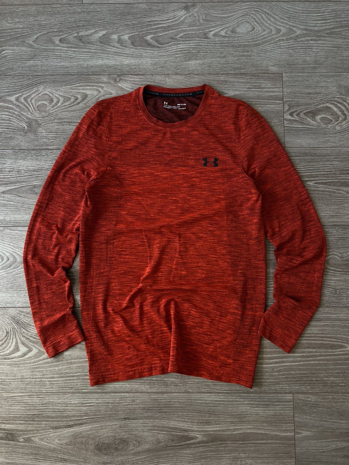 Under Armour Under Armour Threadborne Heatgear Fit Onyx Long Sleeve Tee Size US S / EU 44-46 / 1 - 7 Thumbnail