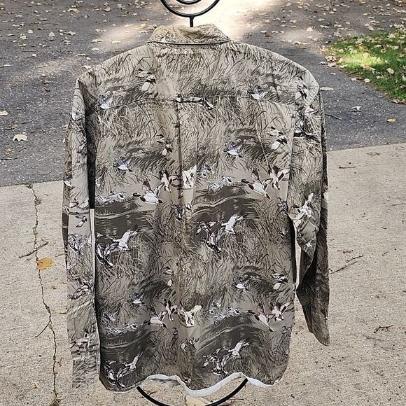 Vintage Woods & Water Outfitters Ducks Camouflage Long Slv Casual Bu Size US M / EU 48-50 / 2 - 5 Thumbnail
