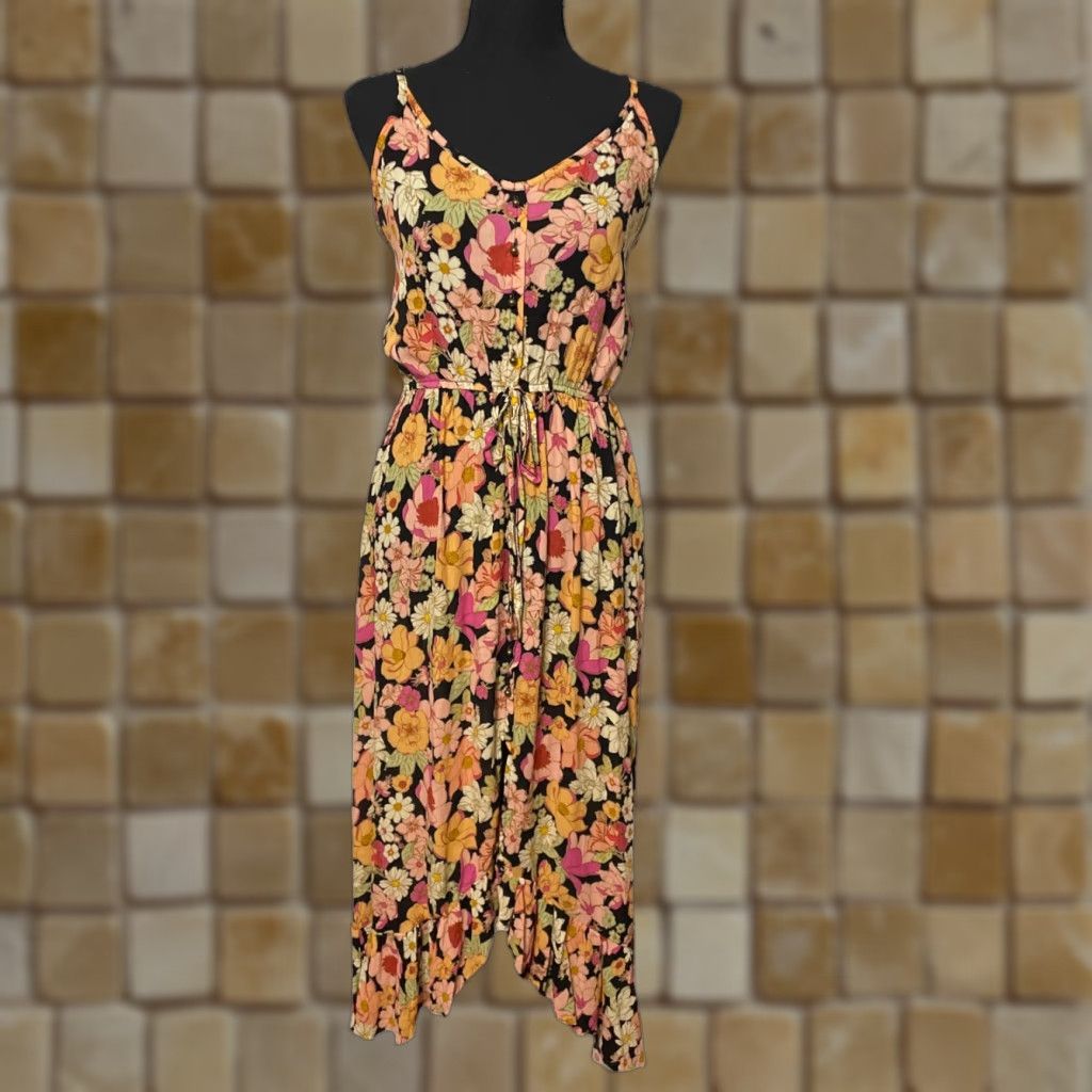 Vintage VINTAGE Rewind Maxi Dress Women Medium Floral Flower Pattern NWT Long Flowing 90s Size M / US 6-8 / IT 42-44 - 1 Thumbnail