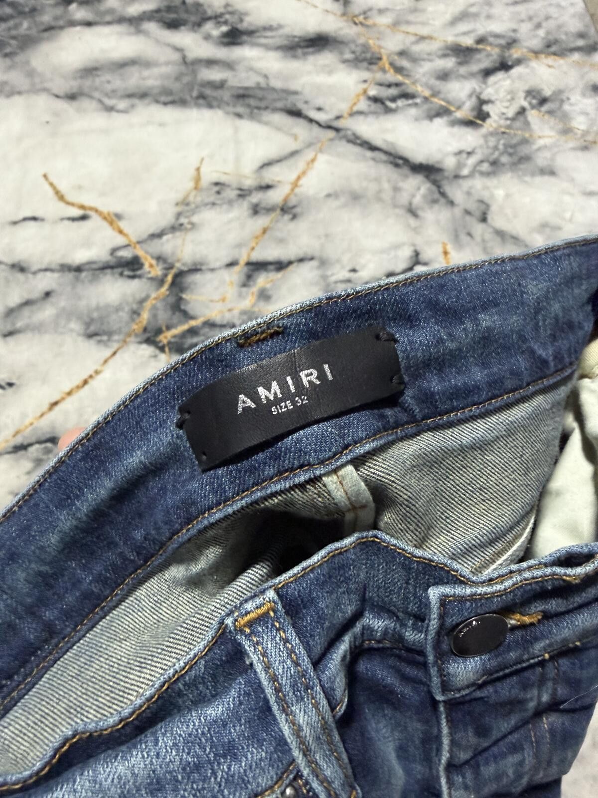 Amiri Amiri Blue Plaid Thrasher - Sz 32 Size US 32 / EU 48 - 3 Thumbnail
