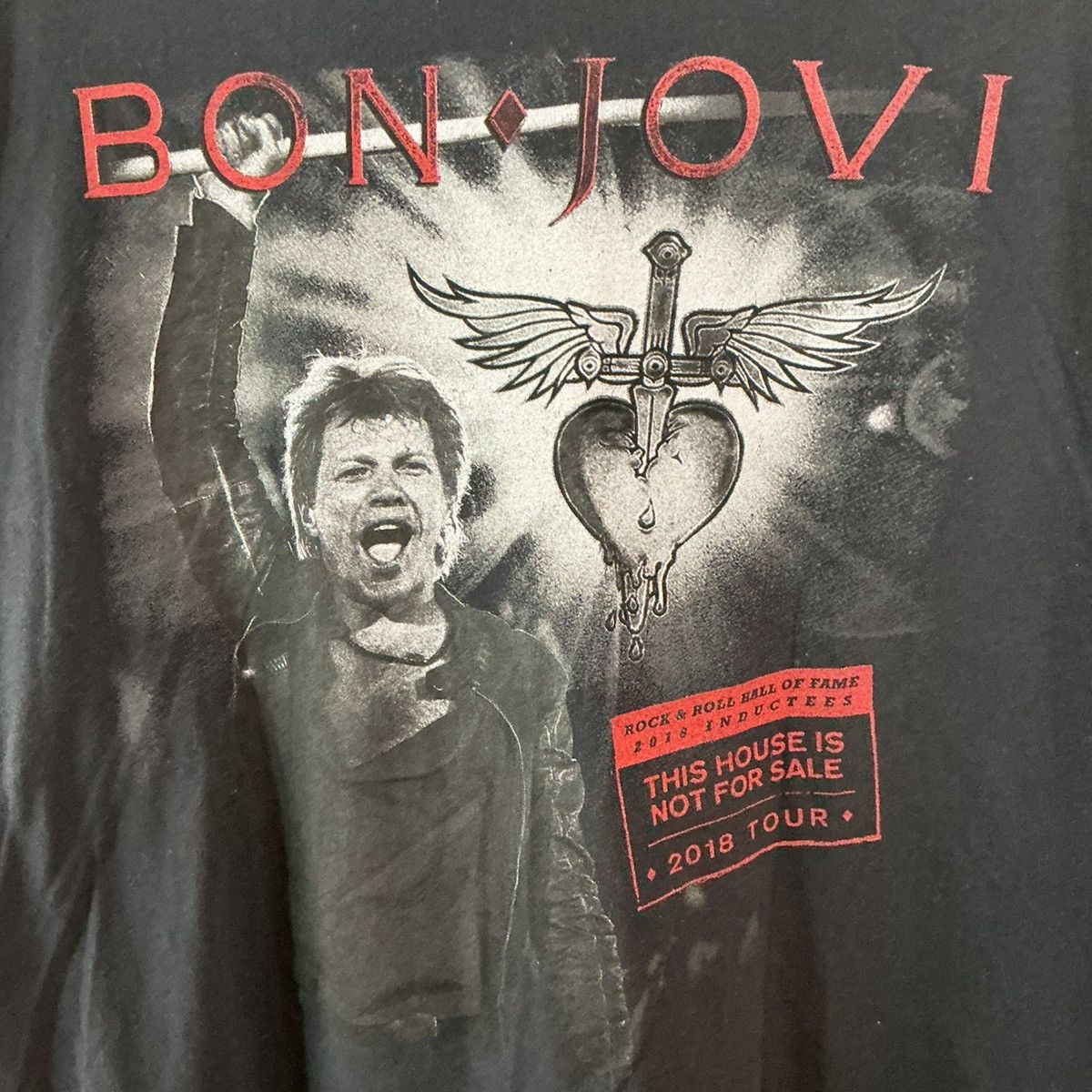 Other Bon Jovi 2018 Tour T Shirt Rock Band Tee Mens Medium Size US M / EU 48-50 / 2 - 2 Thumbnail