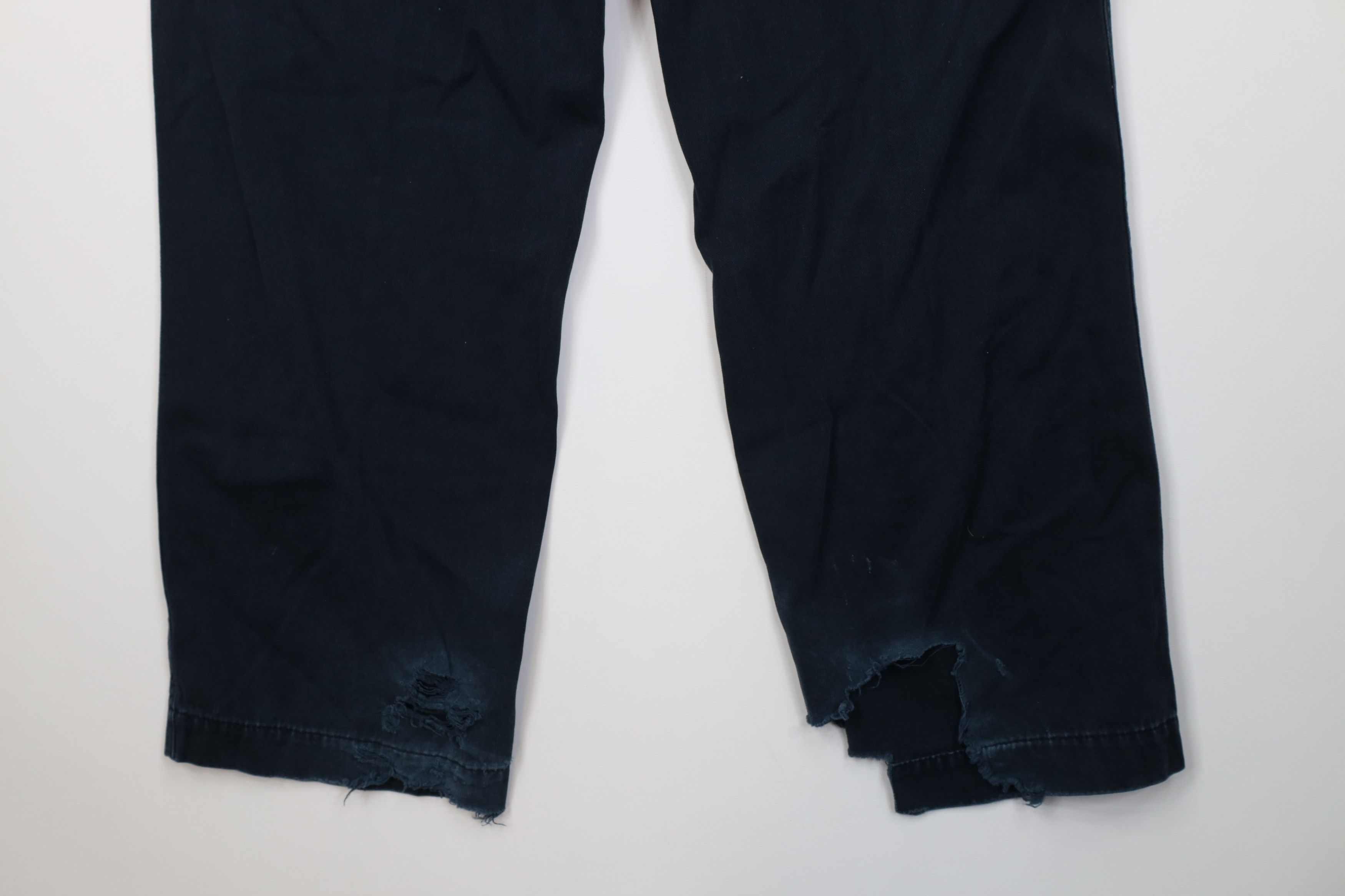 Vintage Vintage 90s Y2K Streetwear Baggy Wide Leg Cargo Pants Blue Size US 34 / EU 50 - 15 Thumbnail