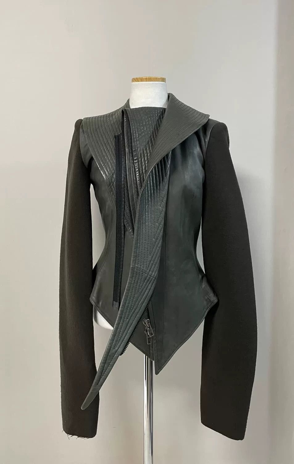Haider Ackermann Haider Ackermann Runway Black Leather Jacket Size US M / EU 48-50 / 2 - 1 Thumbnail