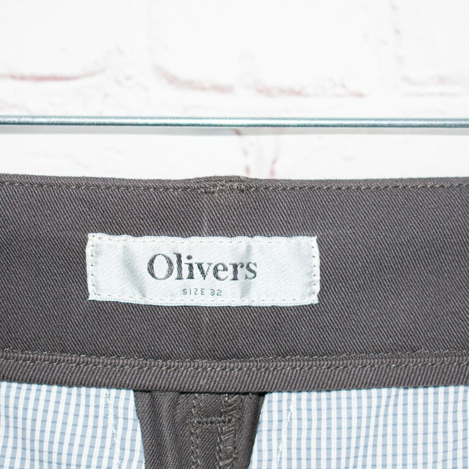 Olivers Apparel Oliver Apparel Men's Sz 32 slim Chino Pants Gray Twill Nylon Size US 32 / EU 48 - 7 Thumbnail