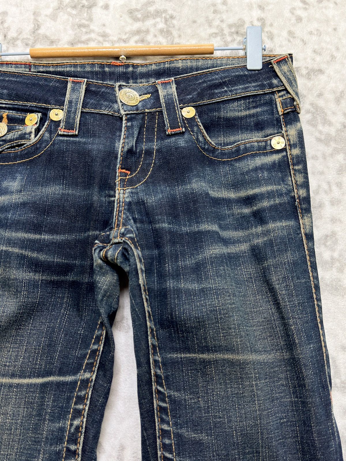 True Religion True Religion Joey Flare Jeans Y2K Low Rise Women Denim Size US 28 / EU 44 - 5 Thumbnail