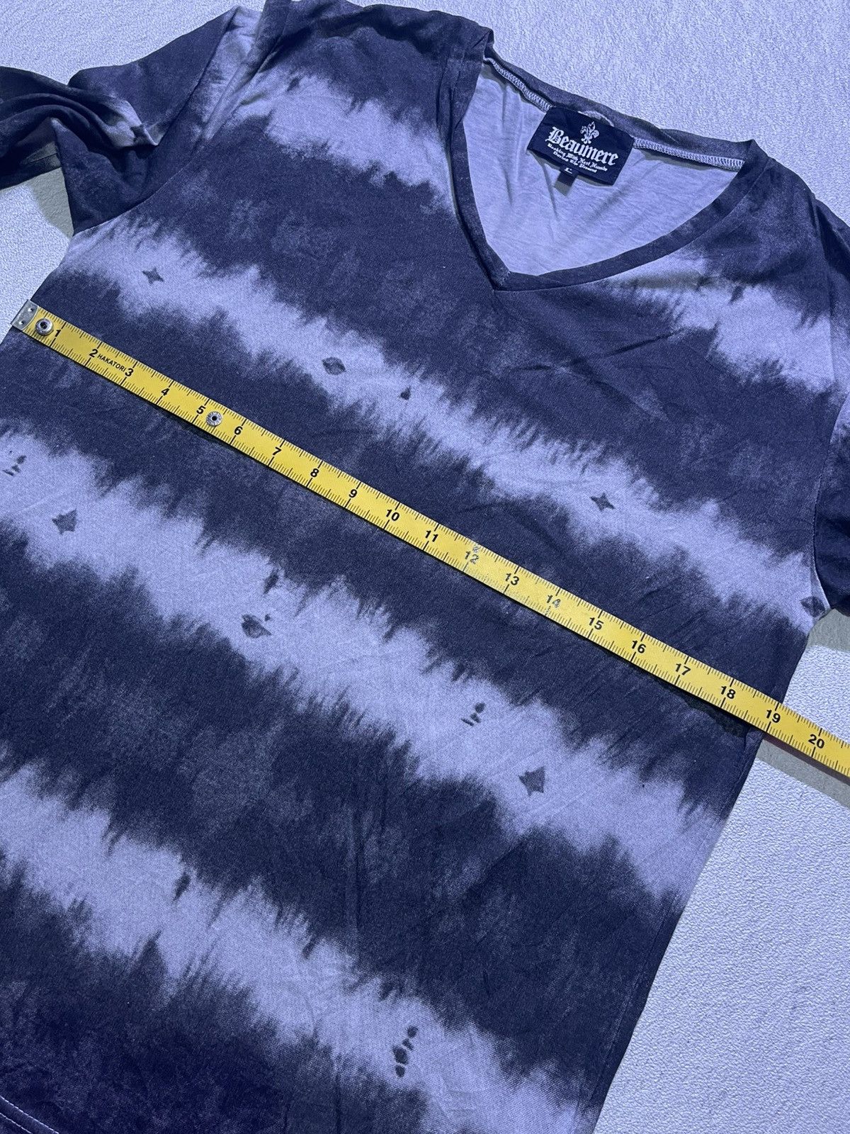 Japanese Brand Y2K BEAUMERE long sleeve tshirt tie dye motif Size US M / EU 48-50 / 2 - 8 Thumbnail