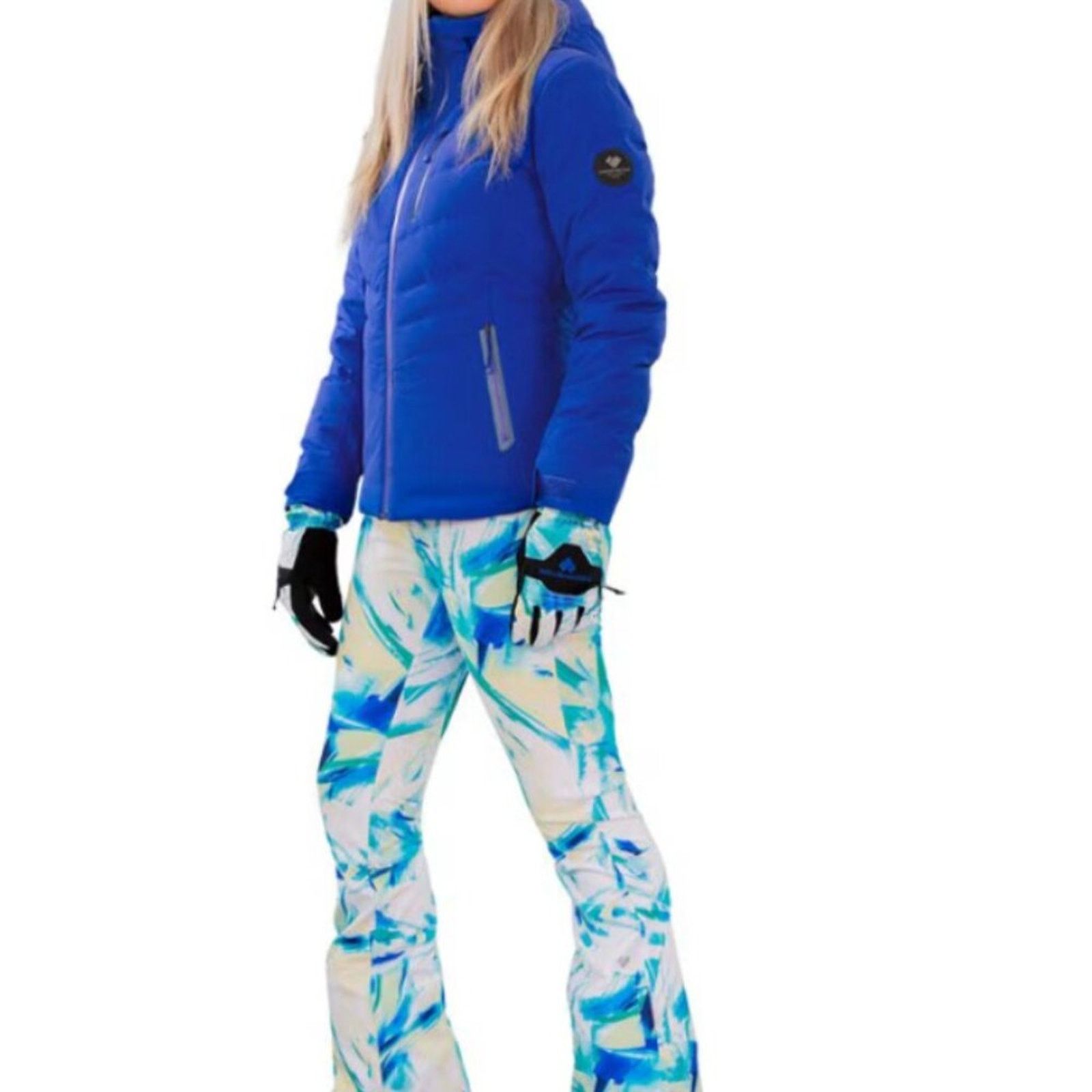 Obermeyer Obermeyer Sz 18 Cosima Down Ski Jacket Stellar/Royal Blue Size XXL / US 16-18 / IT 52-54 - 5 Thumbnail