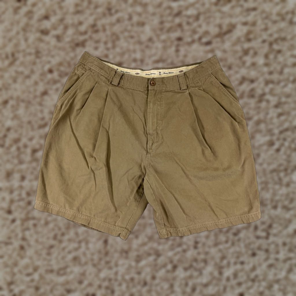 Tommy Bahama Tommy Bahama Shorts Men Bermuda 38 Beige Pleated Tencel Blend -- Golf Golfer Casual Adult Regular Size US 38 / EU 54 - 1 Thumbnail