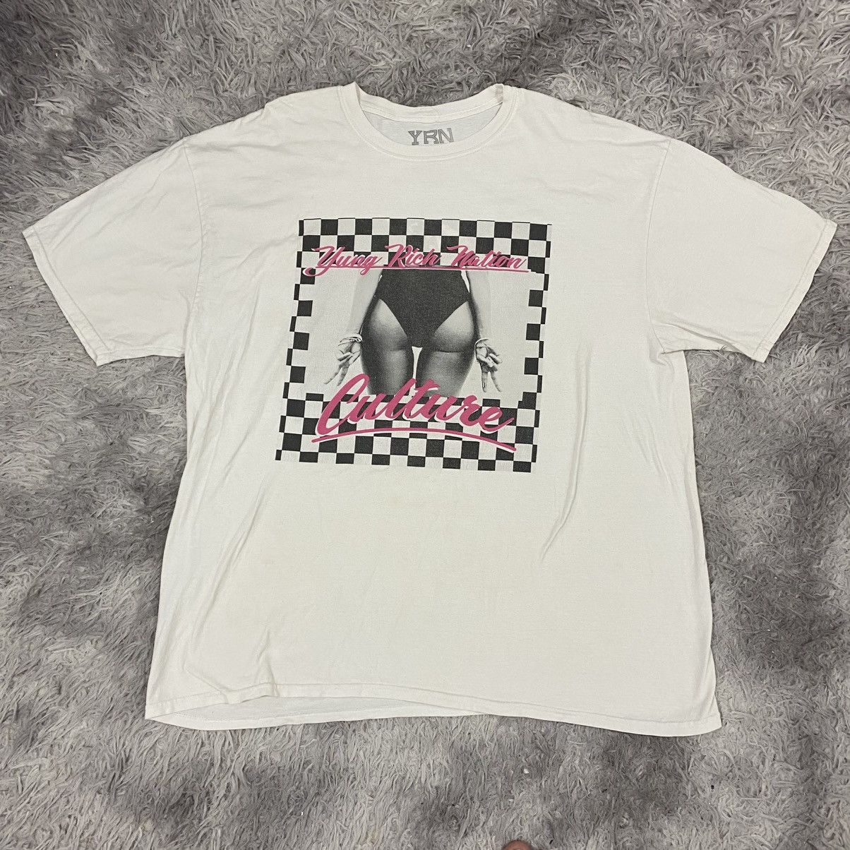 Vintage Yung rich nation culture sexy tee streetwear Size US XXL / EU 58 / 5 - 1 Thumbnail