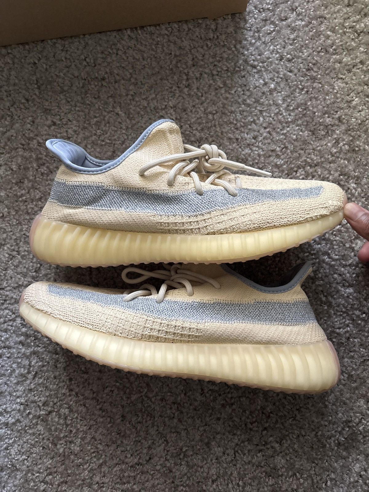 Yeezy Adidas Yeezy Boost 350 V2 Linen Size US 11 / EU 44 - 2 Thumbnail