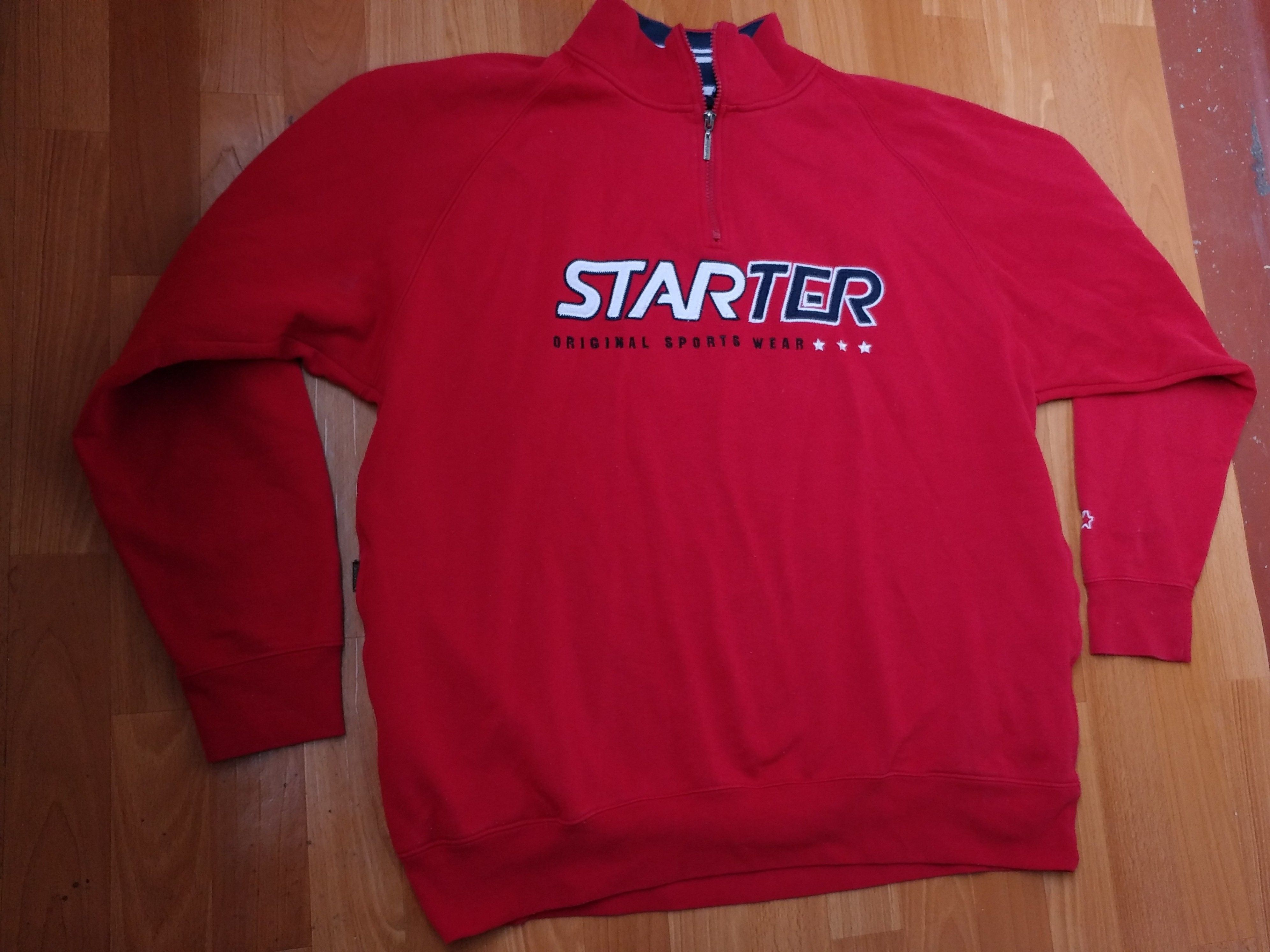 Starter STARTER sweatshirt, fleece jacket vintage 90s hip-hop XXL Size US XXL / EU 58 / 5 - 3 Thumbnail